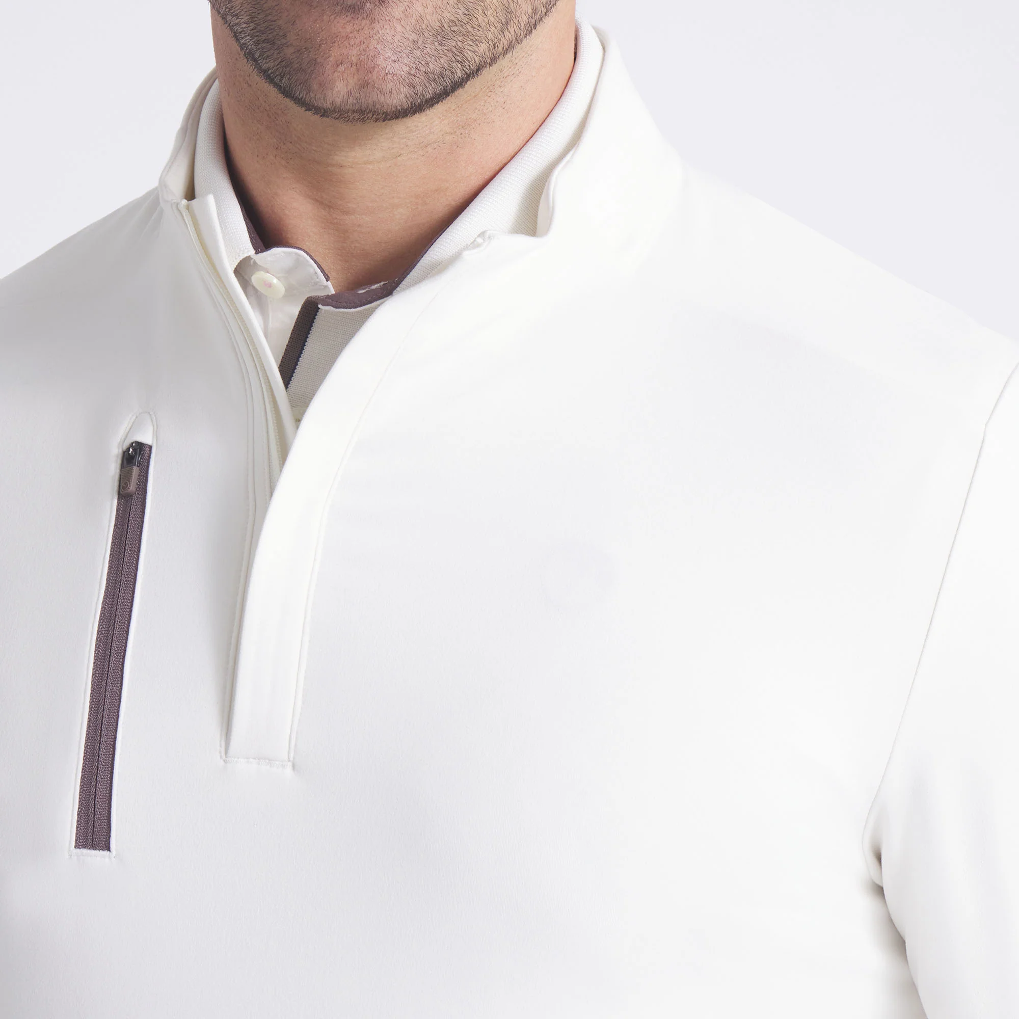 AP CLOUDSPUN Tech Golf 1/4 Zip - Image 3