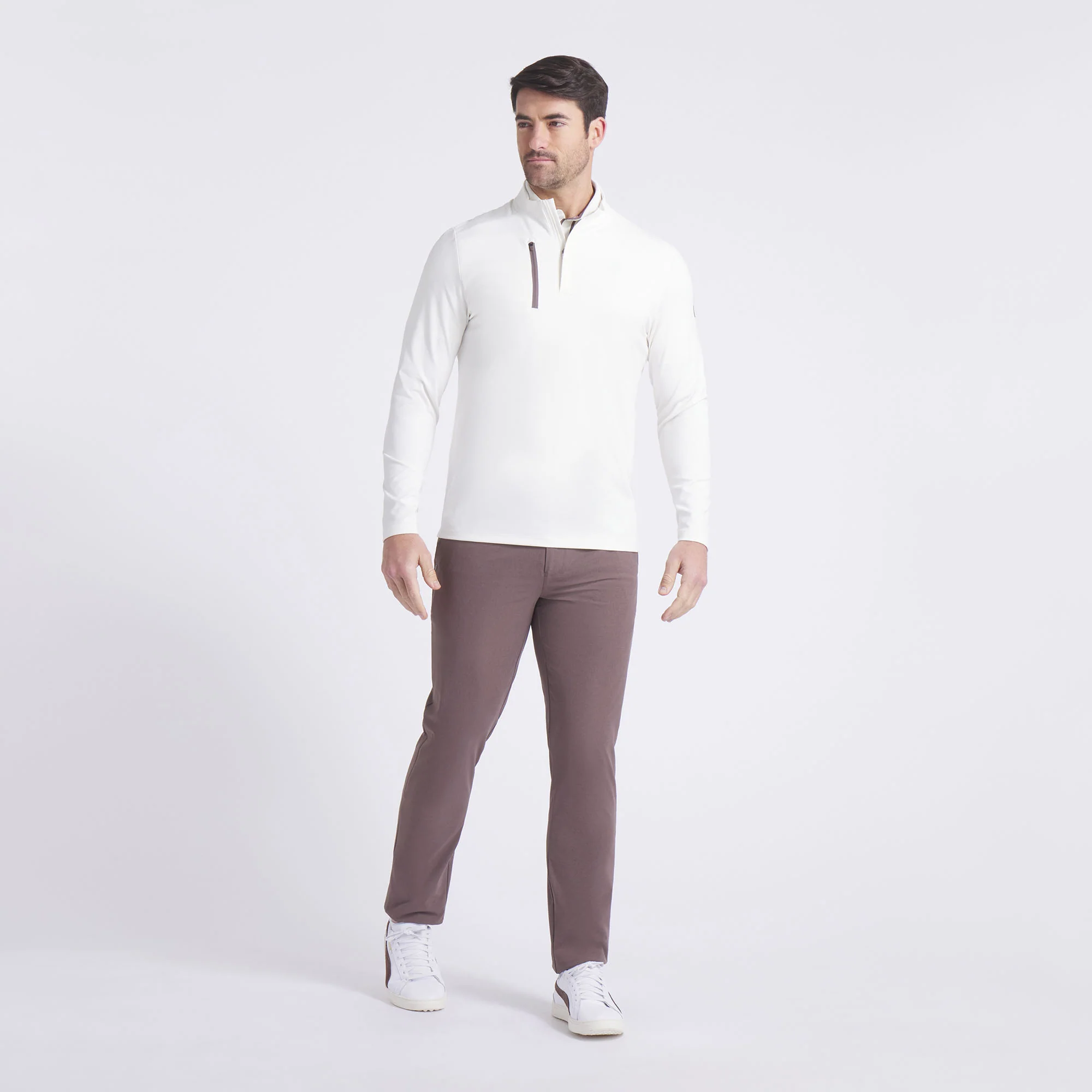AP CLOUDSPUN Tech Golf 1/4 Zip - Image 4