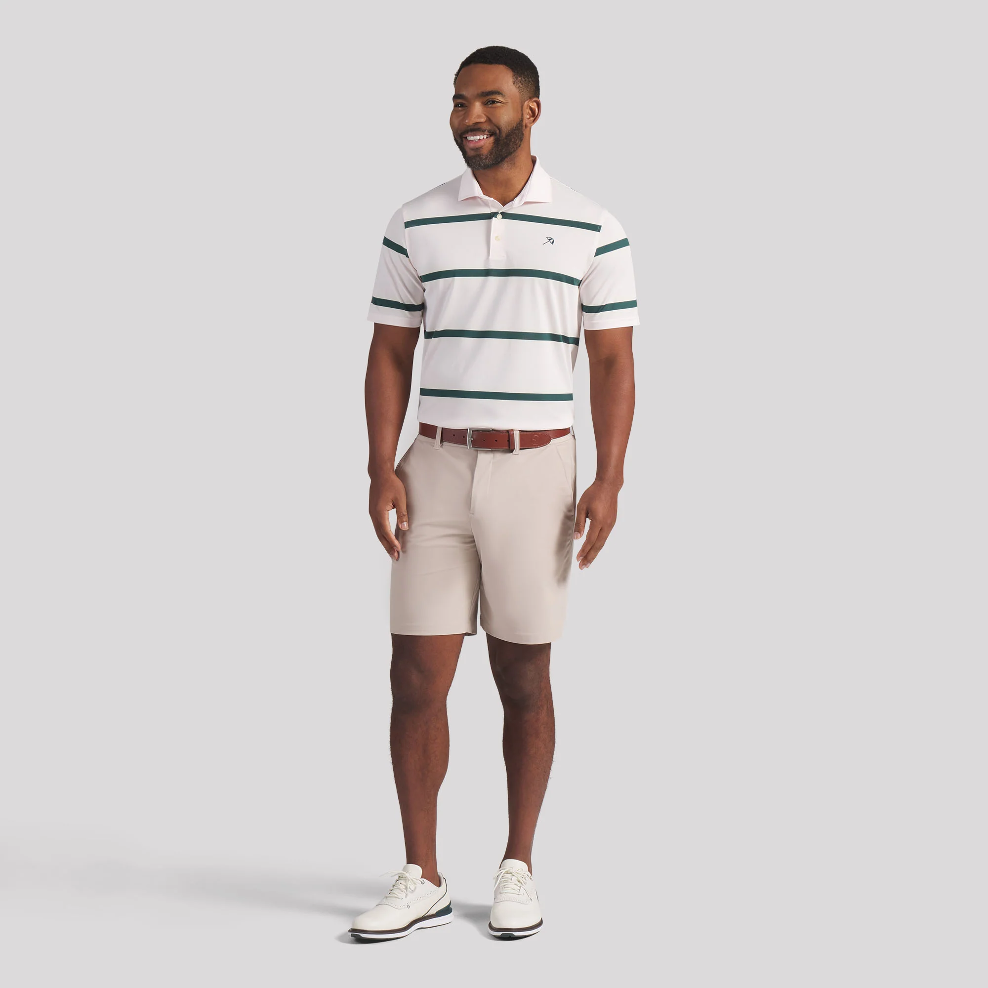 AP Pique Stripe Golf Polo - Image 10