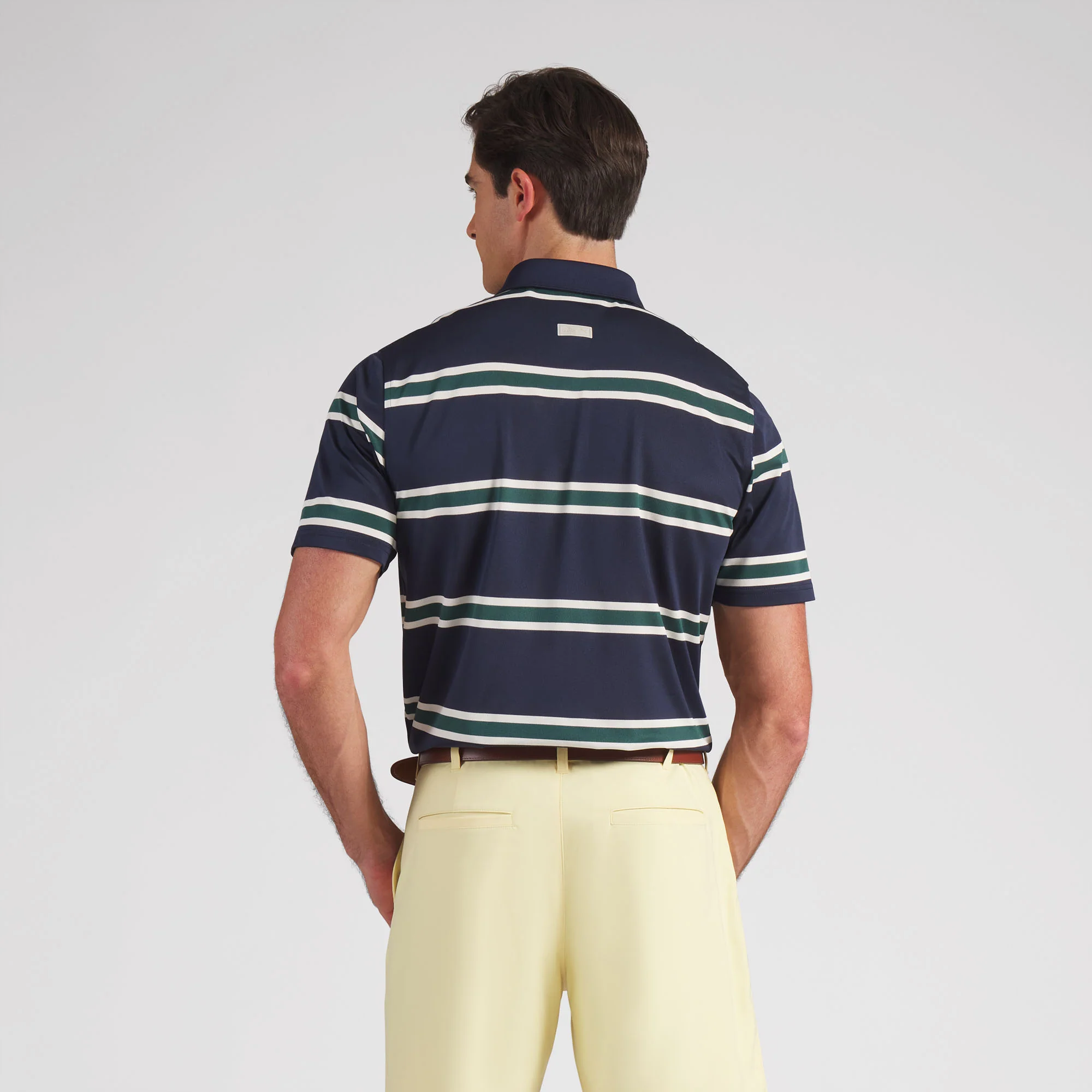 AP Pique Stripe Golf Polo - Image 15