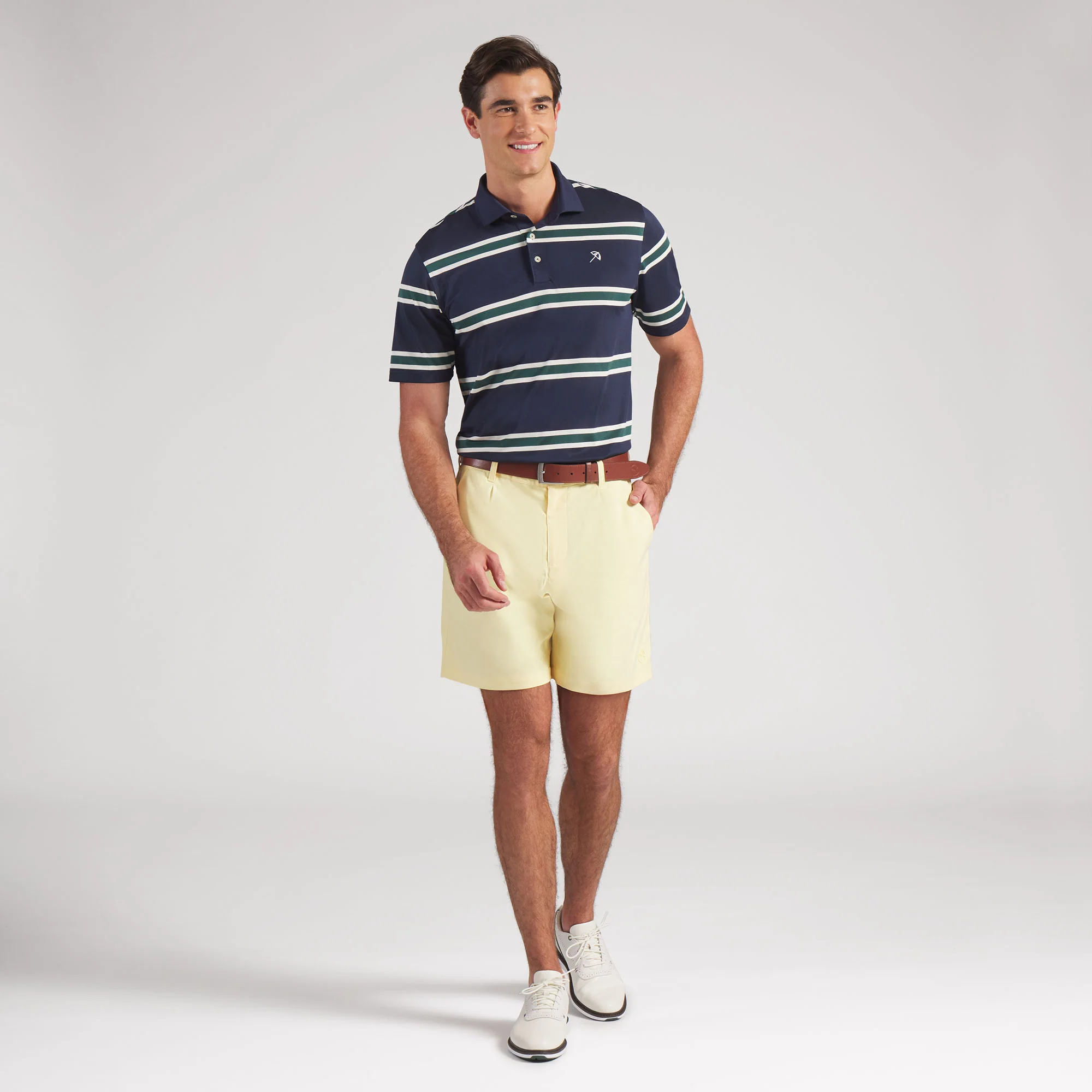 AP Pique Stripe Golf Polo - Image 16