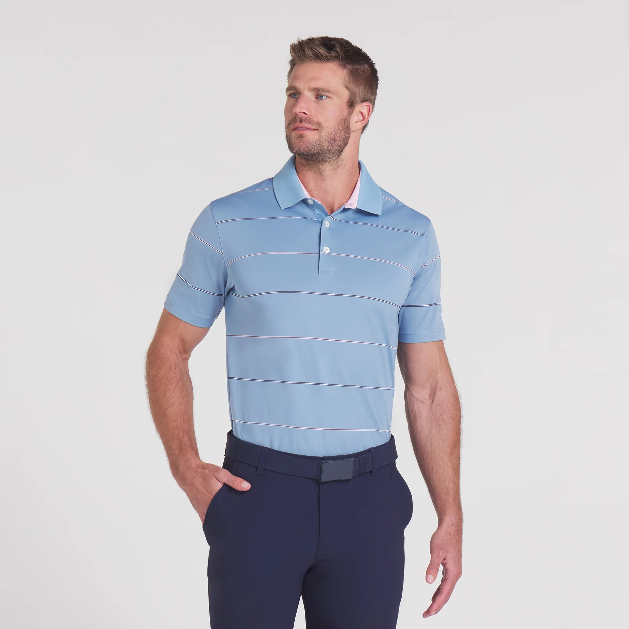 AP Rugby Stripe Golf Polo - Image 13