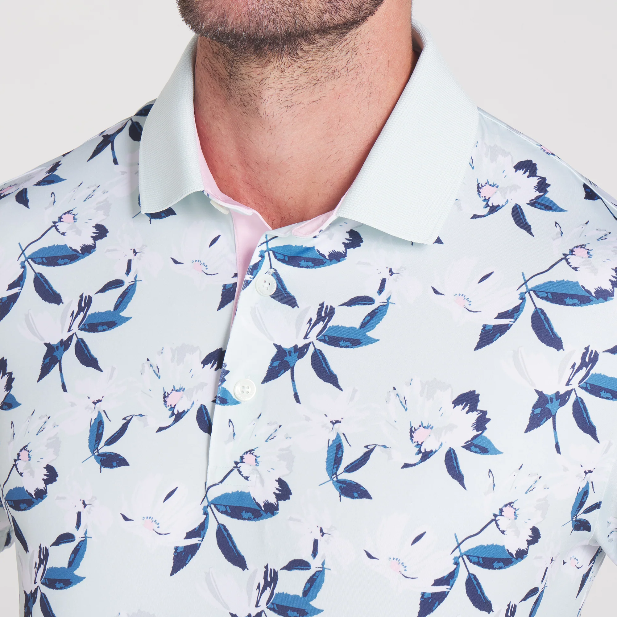 AP Spring Florals Golf Polo - Image 10