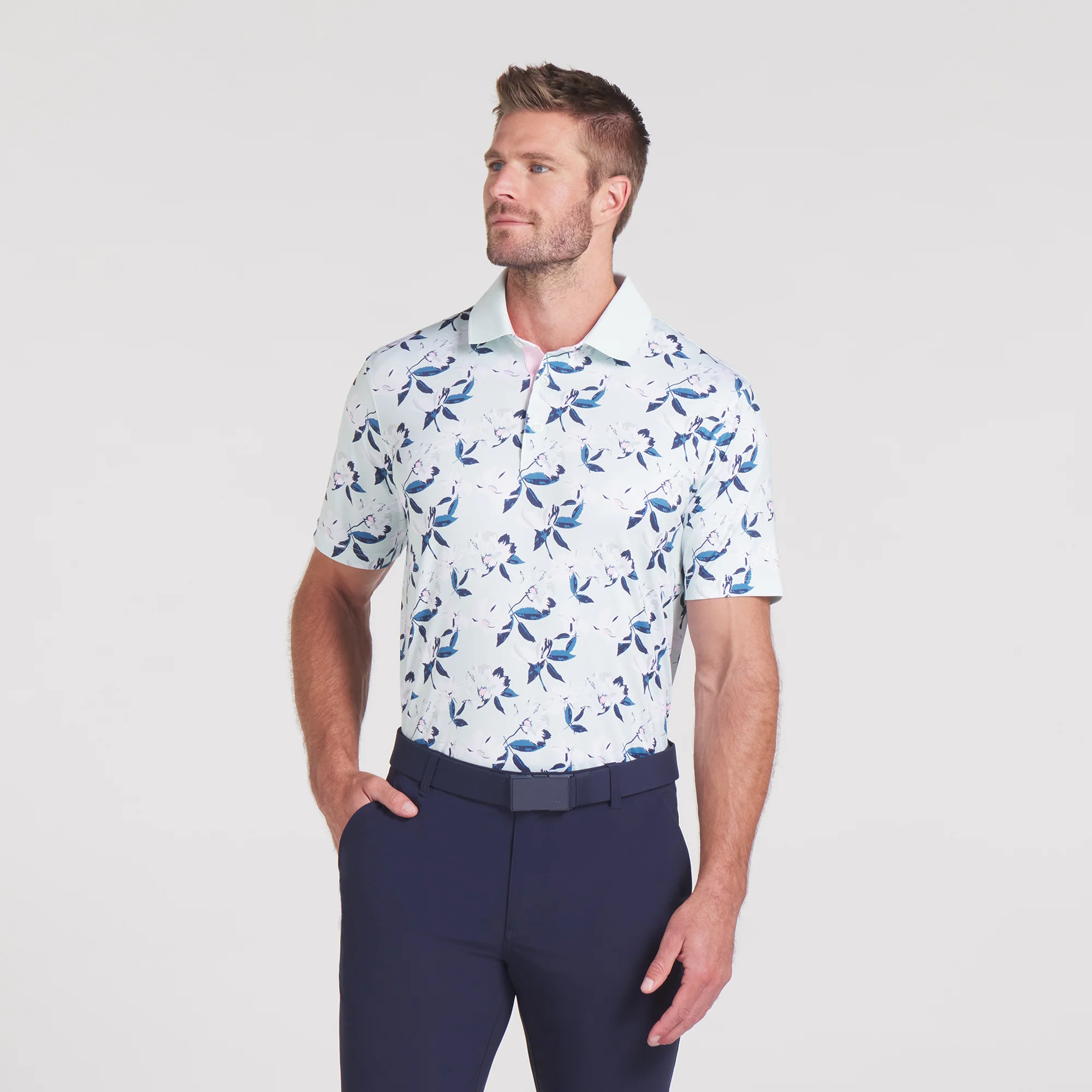 AP Spring Florals Golf Polo - Image 7