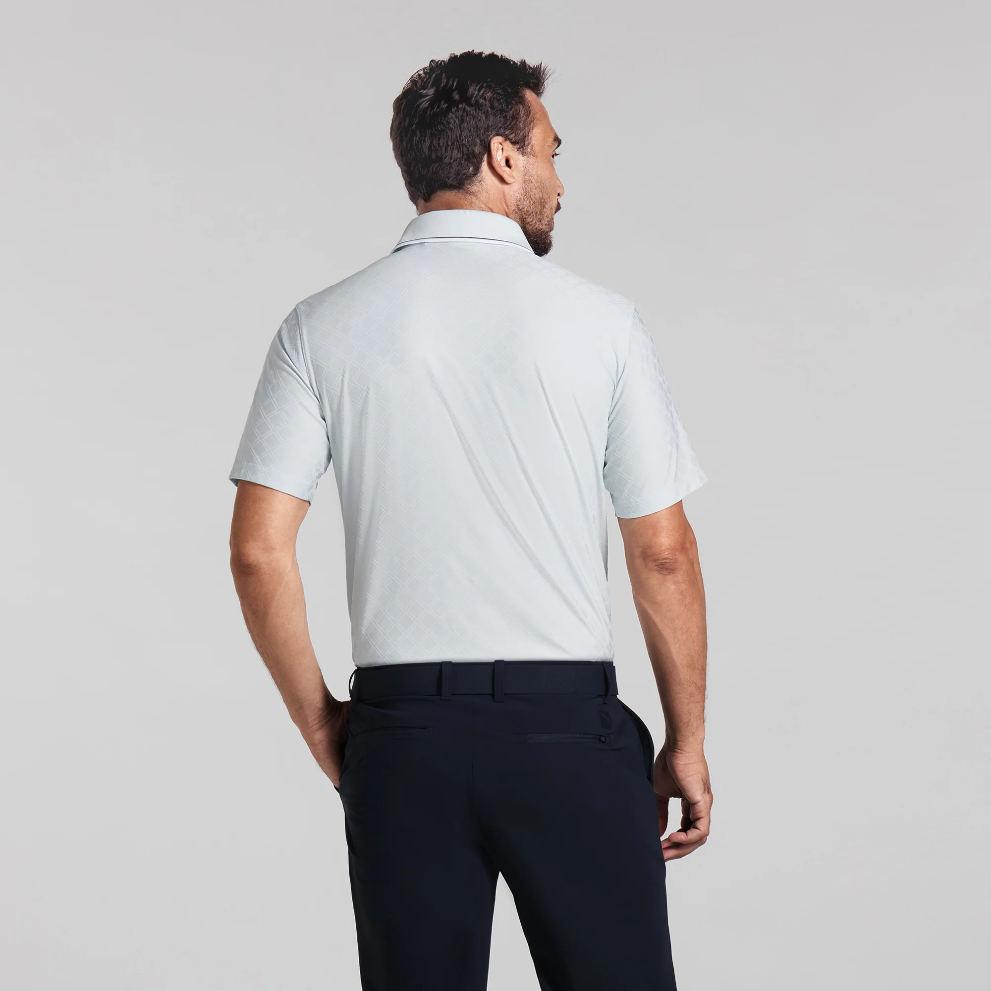 AP Tipped Jacquard Golf Polo - Image 14