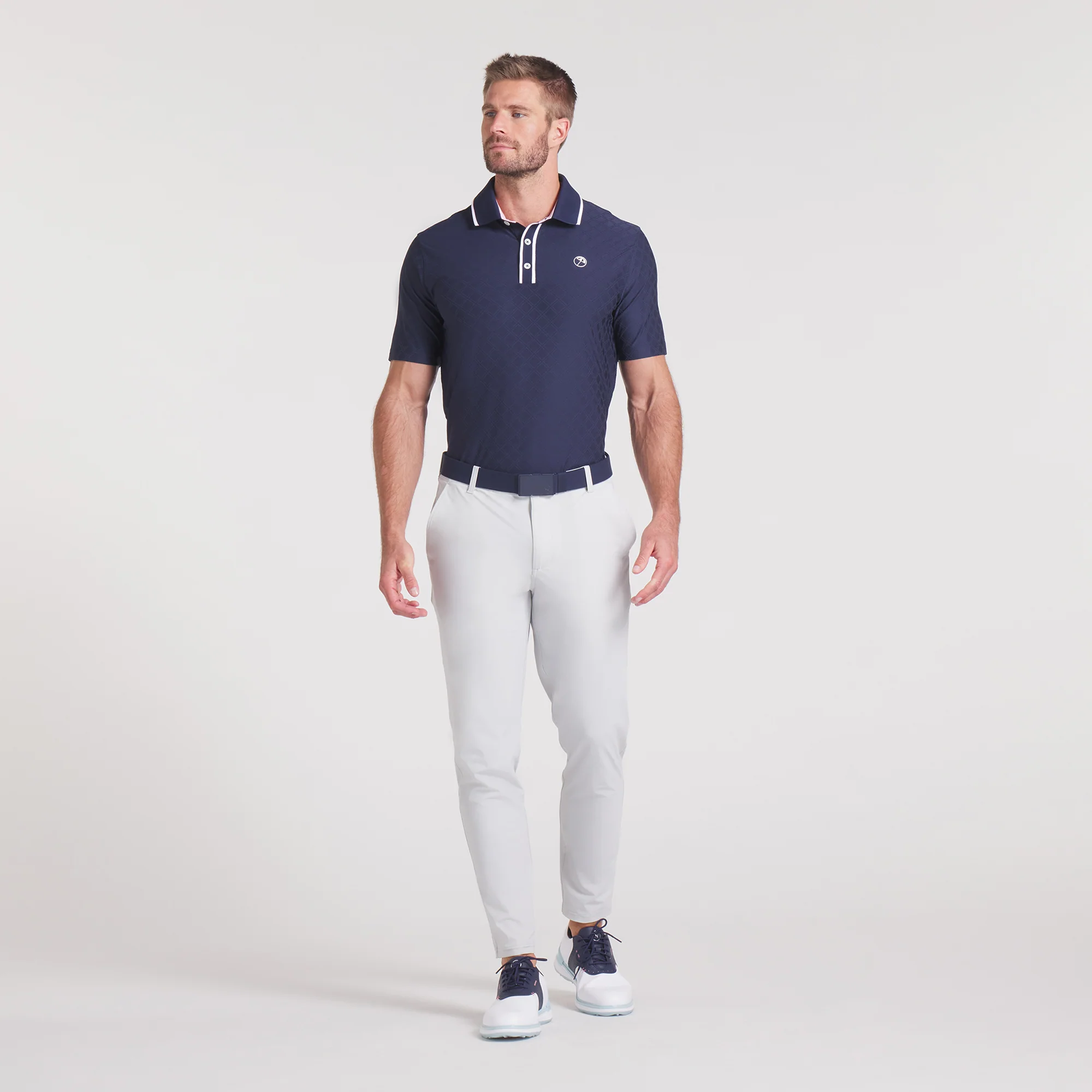 AP Tipped Jacquard Golf Polo - Image 27