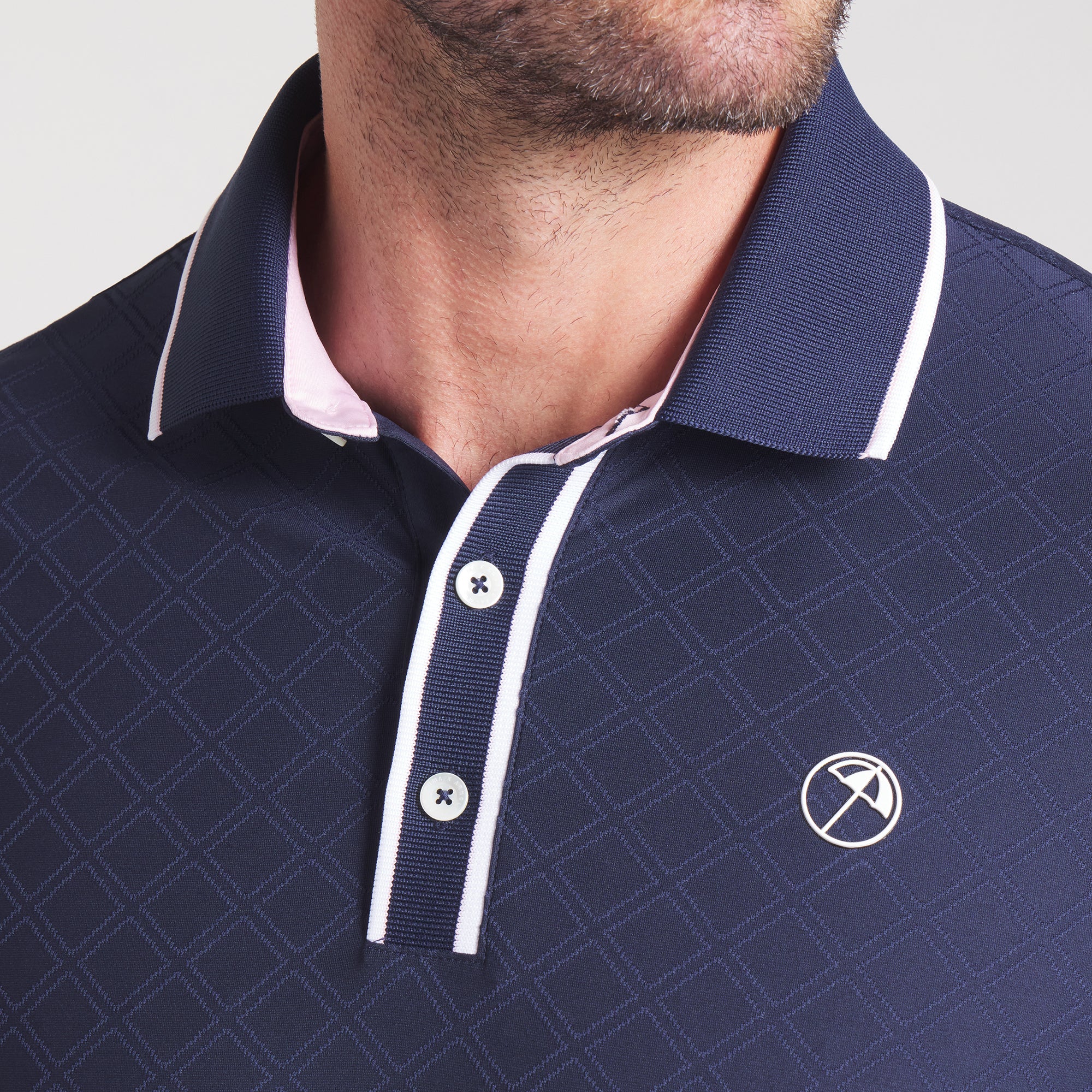 AP Tipped Jacquard Golf Polo - Image 28
