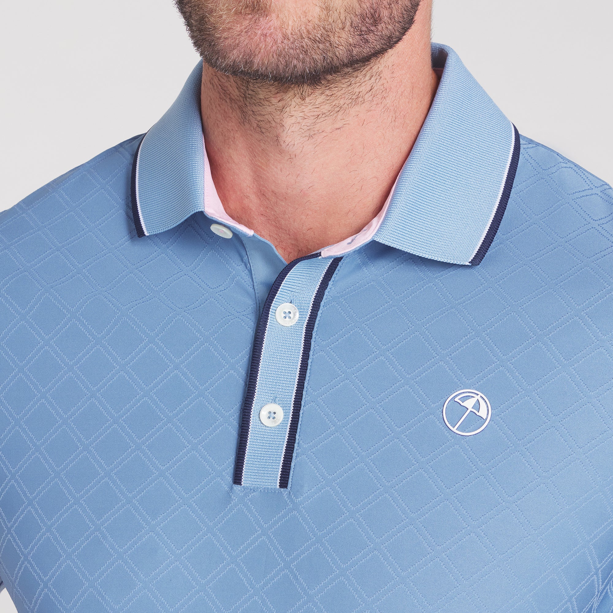 AP Tipped Jacquard Golf Polo - Image 34