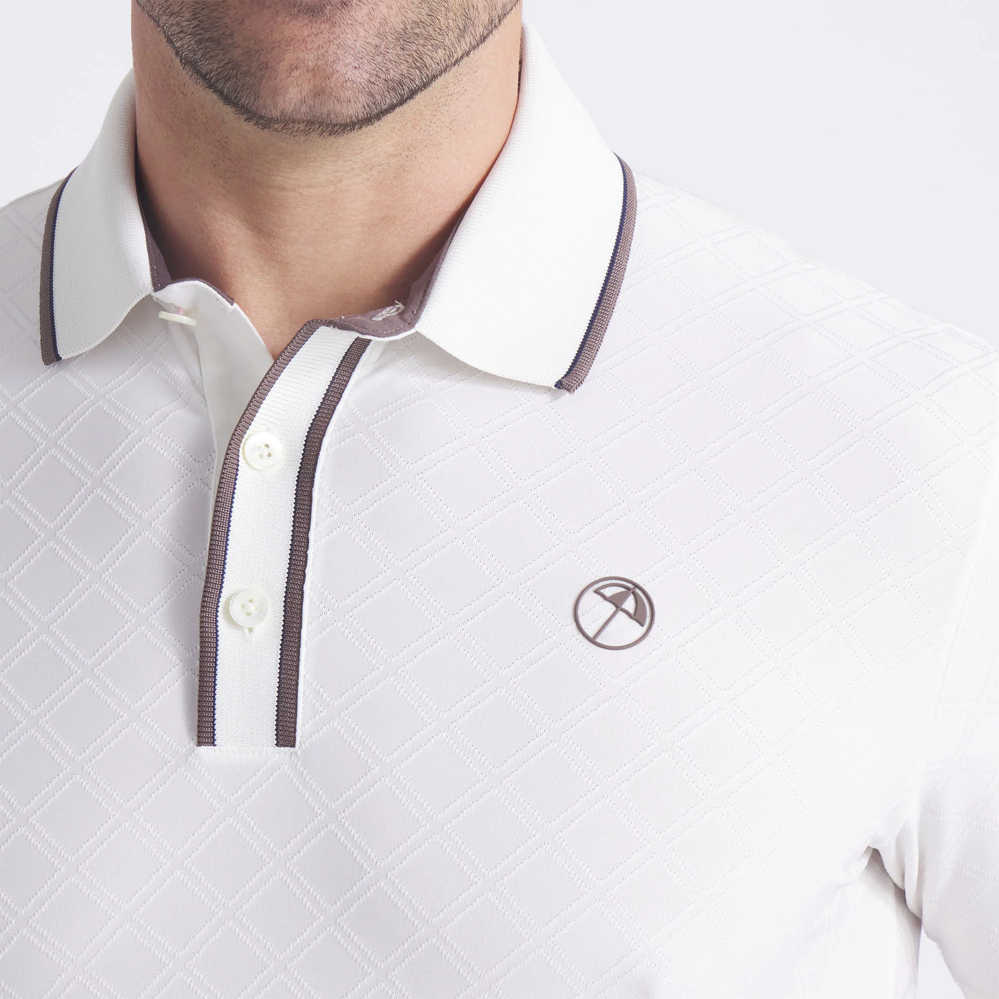 AP Tipped Jacquard Golf Polo - Image 45