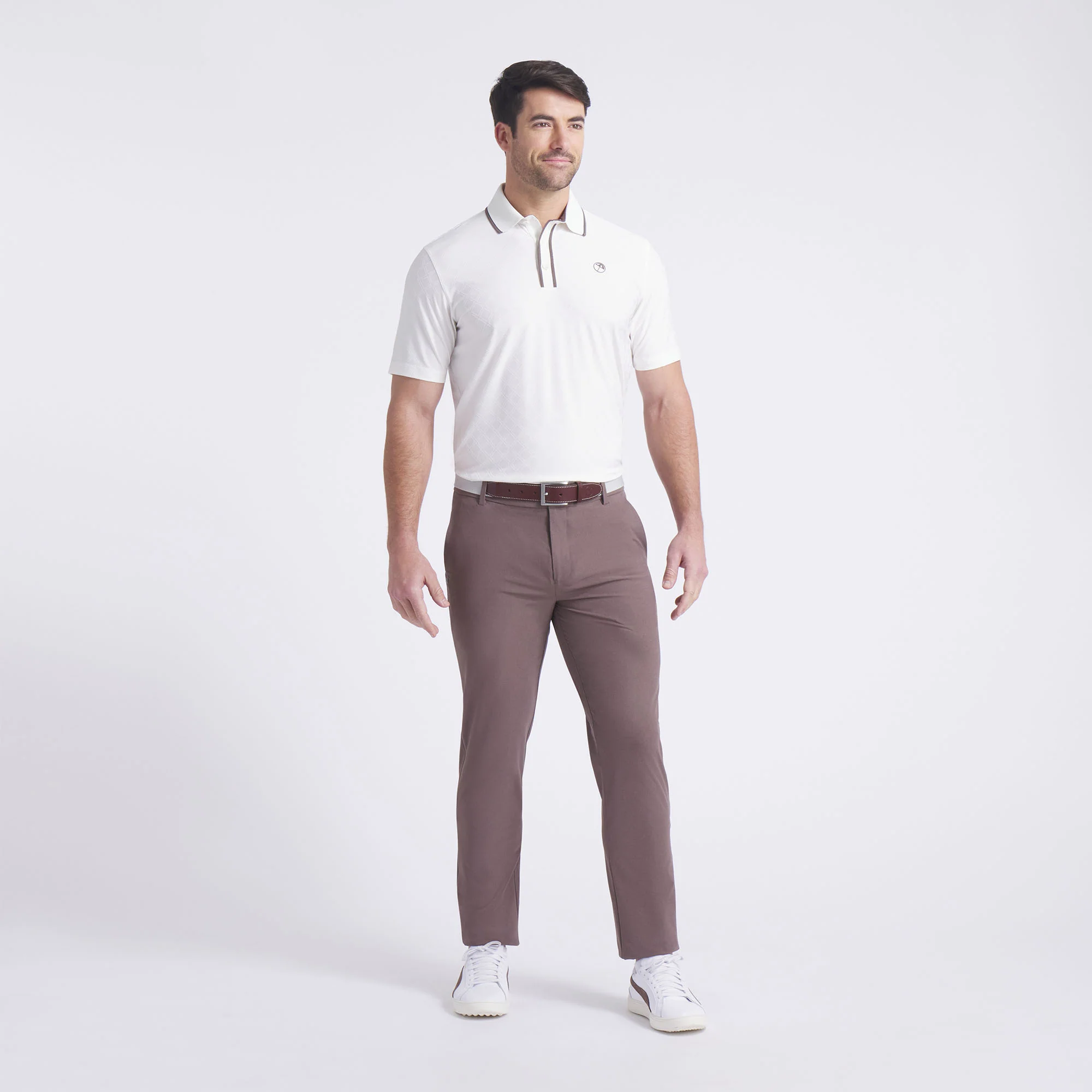 AP Tipped Jacquard Golf Polo - Image 46