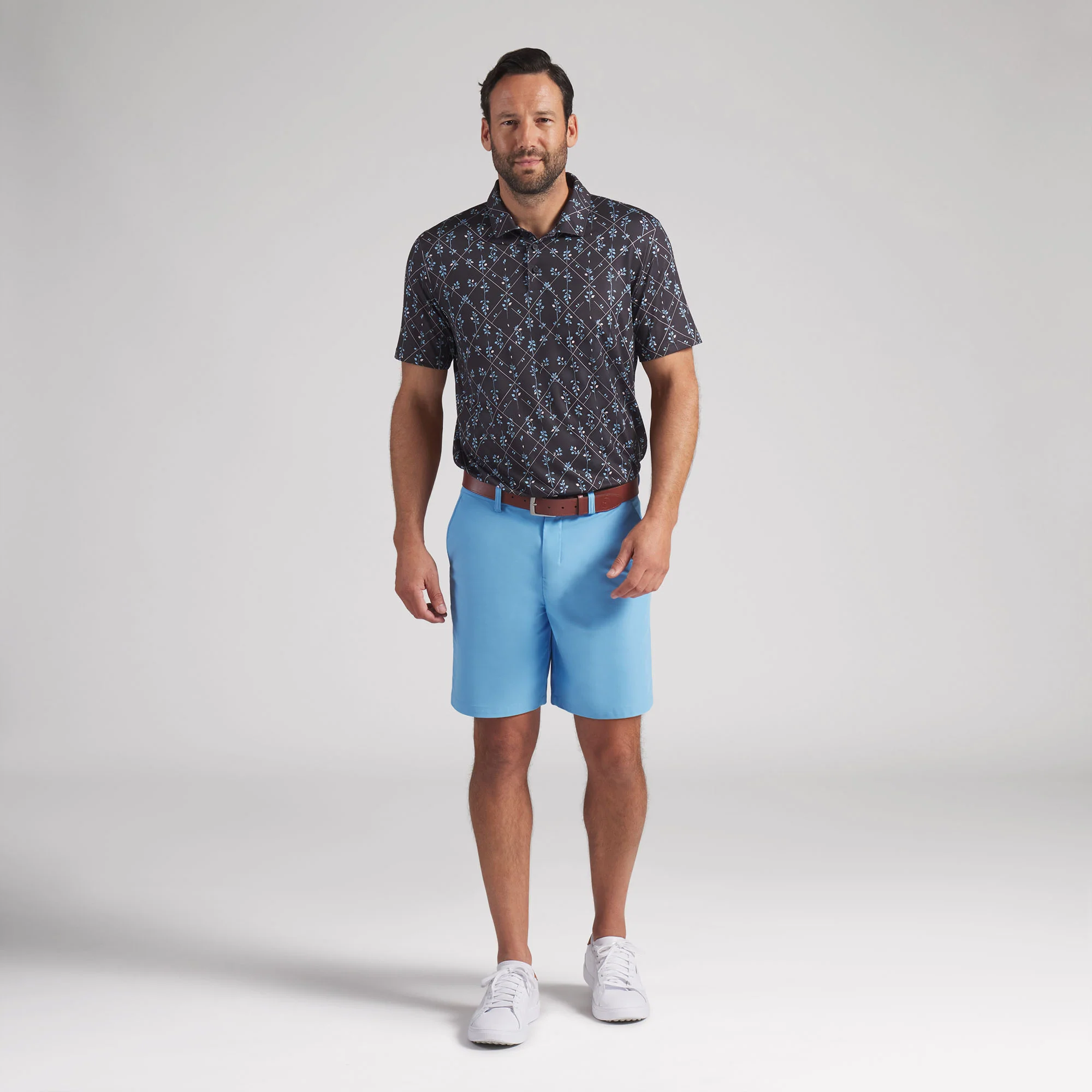 CLOUDSPUN Argyle Bloom BN Golf Polo - Image 3