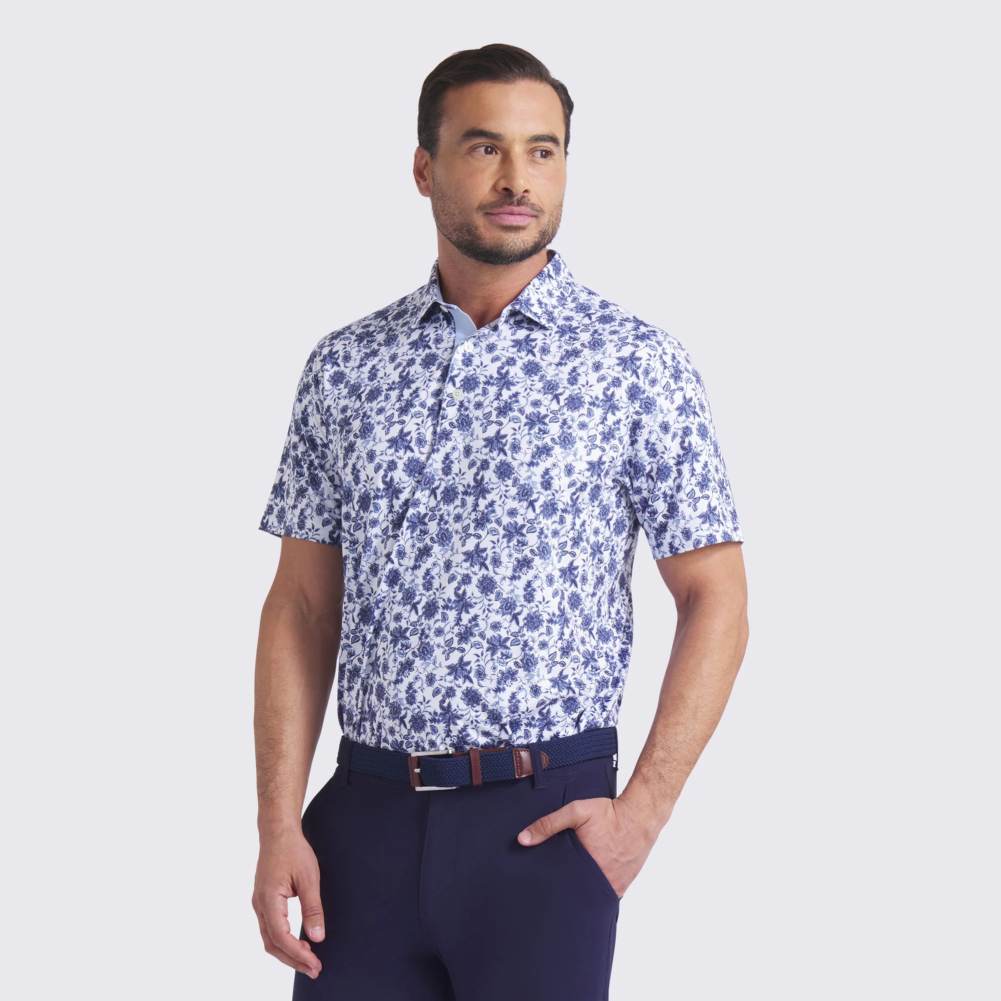 CLOUDSPUN Carmela Floral Golf Polo - Image 7
