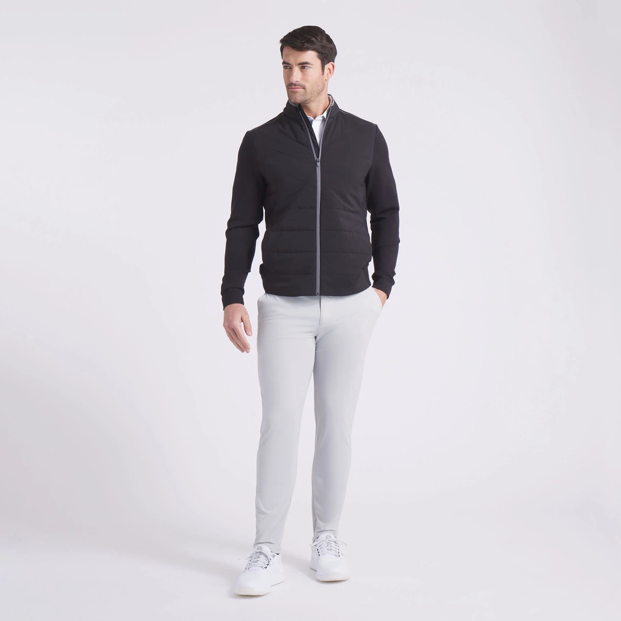CLOUDSPUN Fleece Hybrid BN Golf Jacket - Image 4