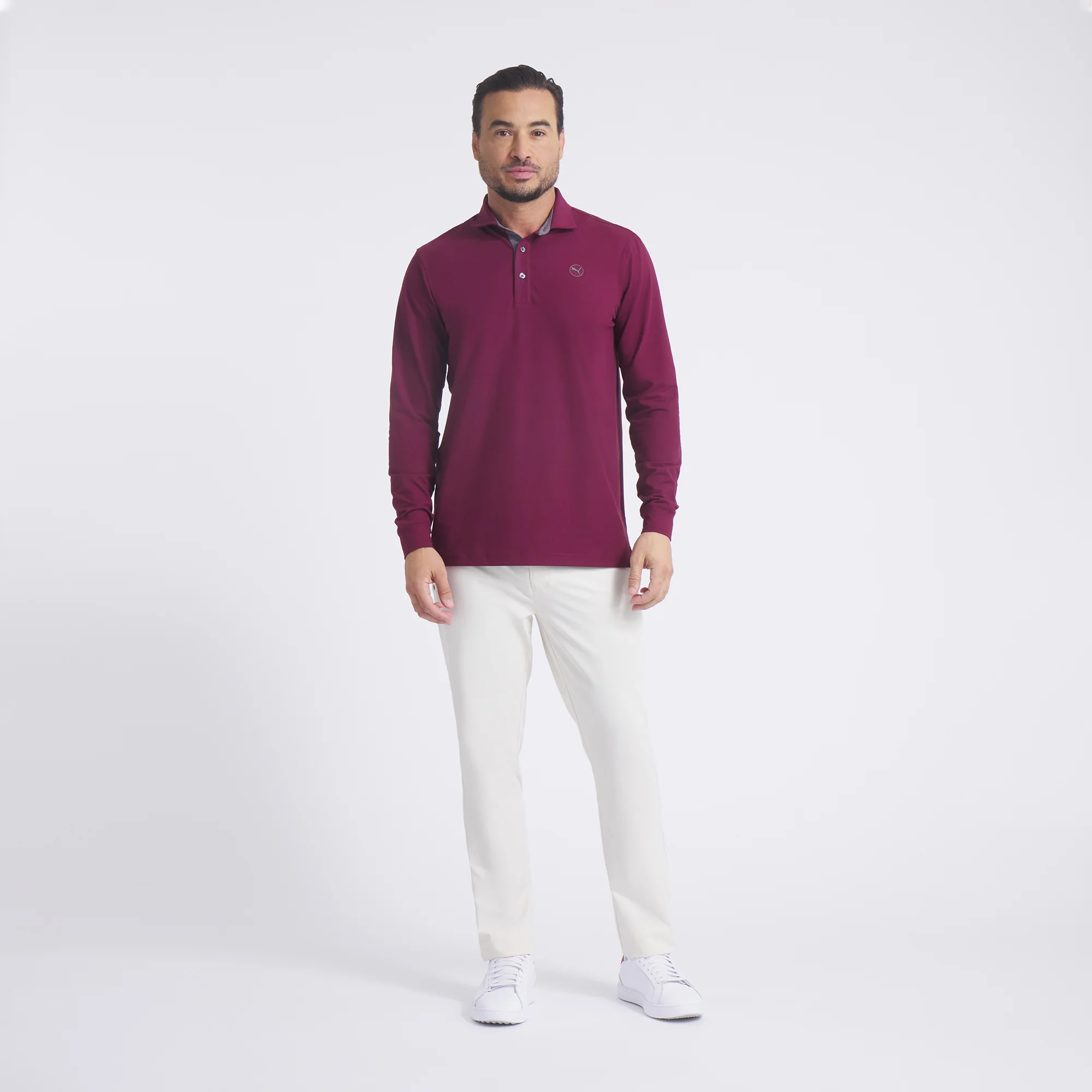 CLOUDSPUN Long Sleeve Midweight Golf Polo - Image 10