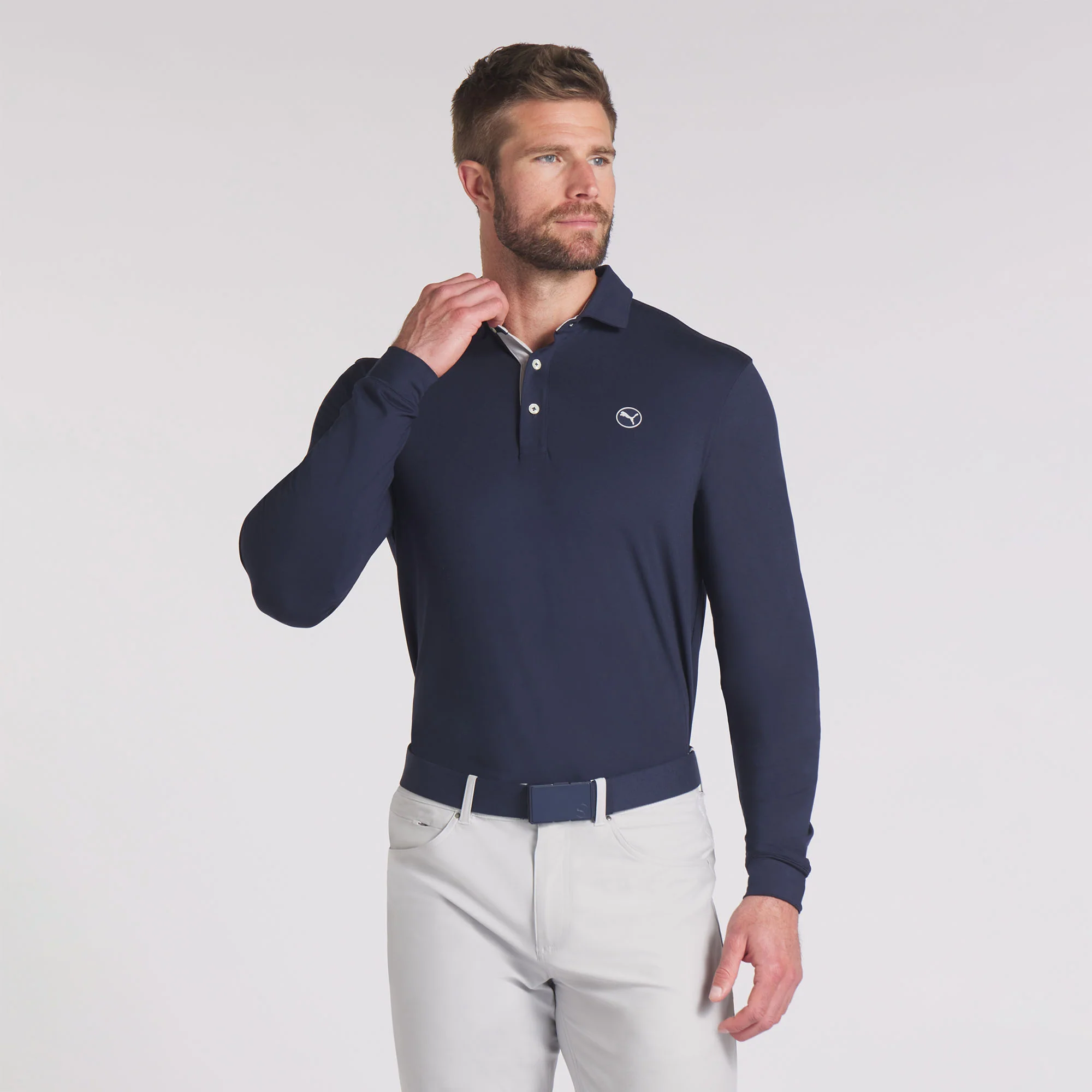 CLOUDSPUN Long Sleeve Midweight Golf Polo - Image 13