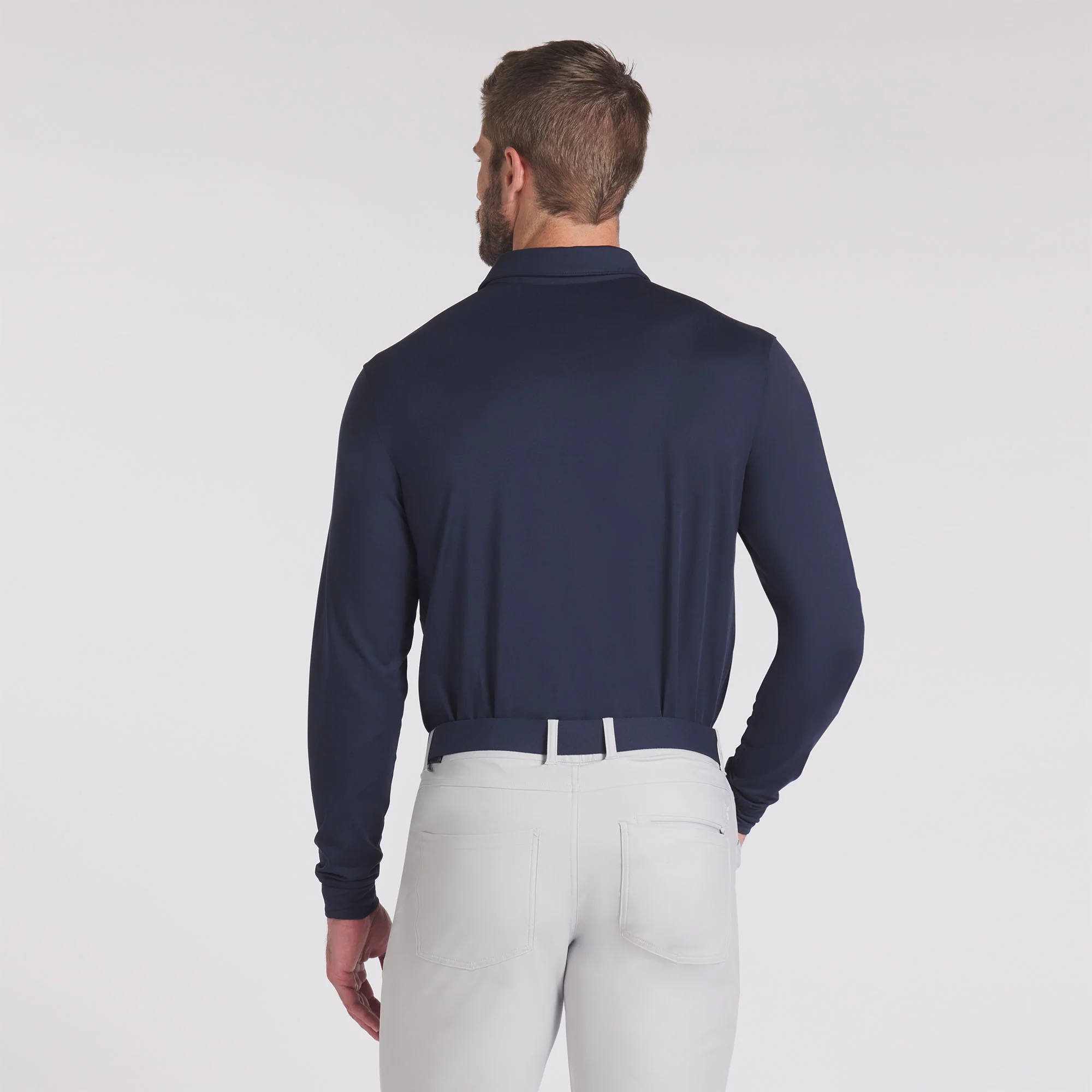 CLOUDSPUN Long Sleeve Midweight Golf Polo - Image 14