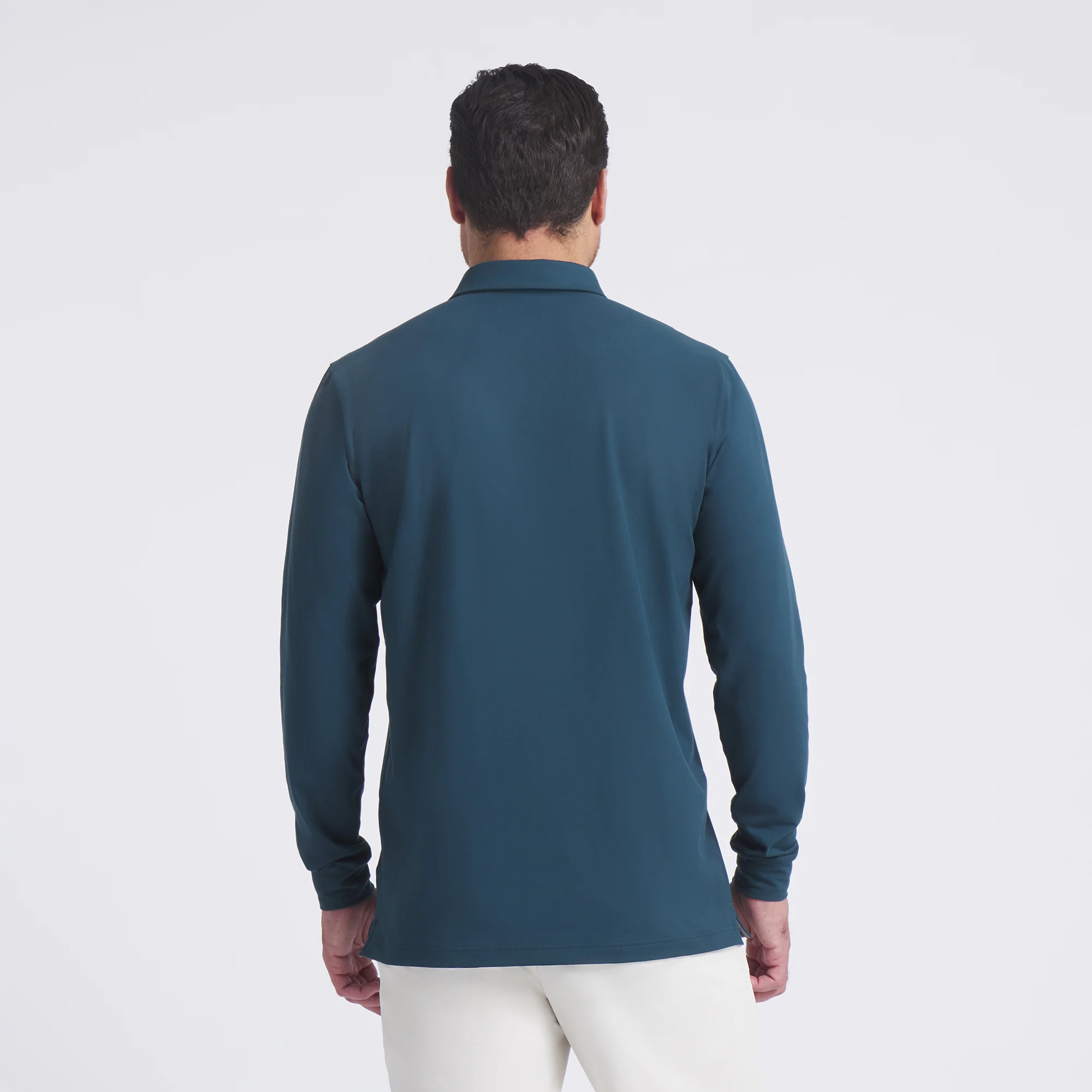 CLOUDSPUN Long Sleeve Midweight Golf Polo - Image 2
