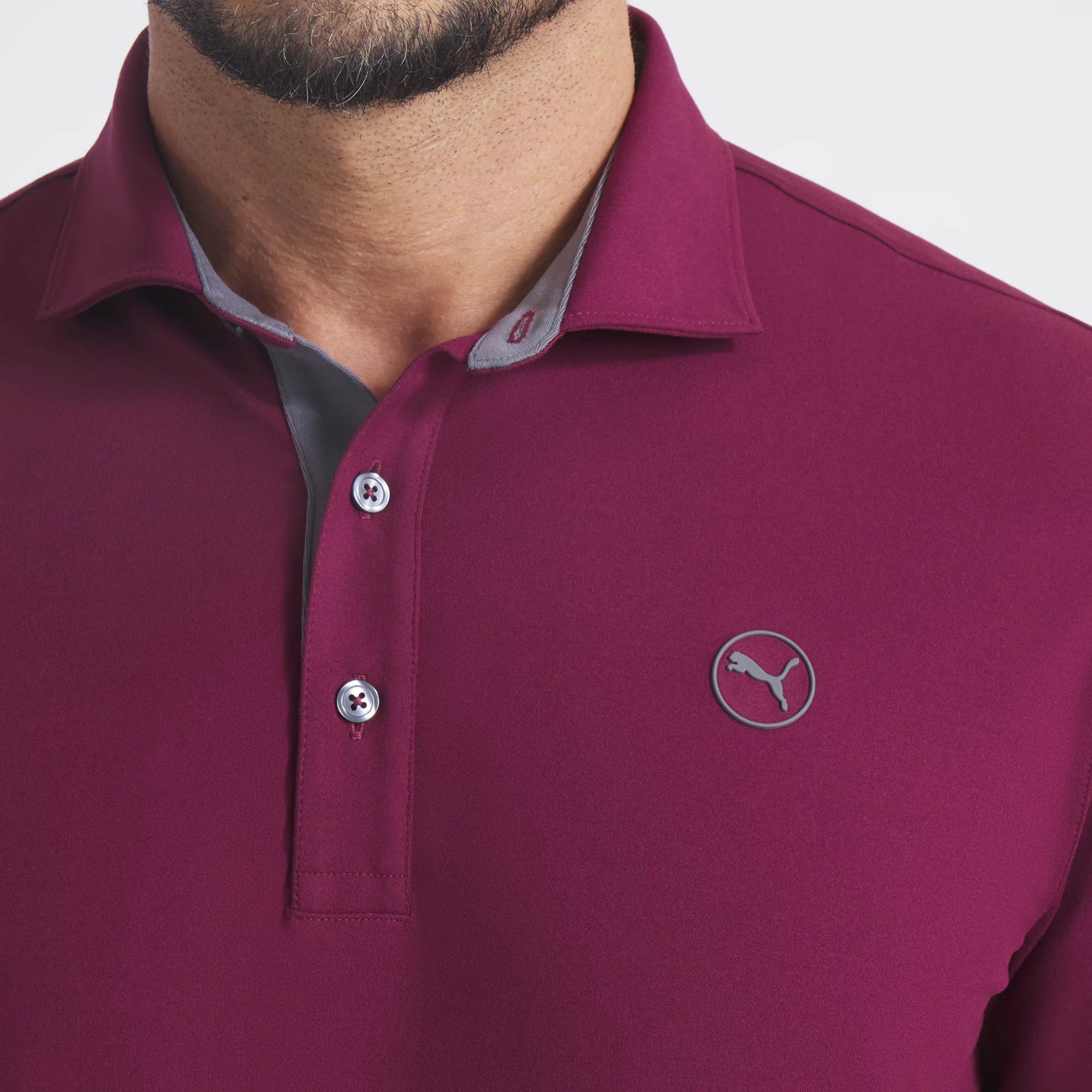 CLOUDSPUN Long Sleeve Midweight Golf Polo - Image 9
