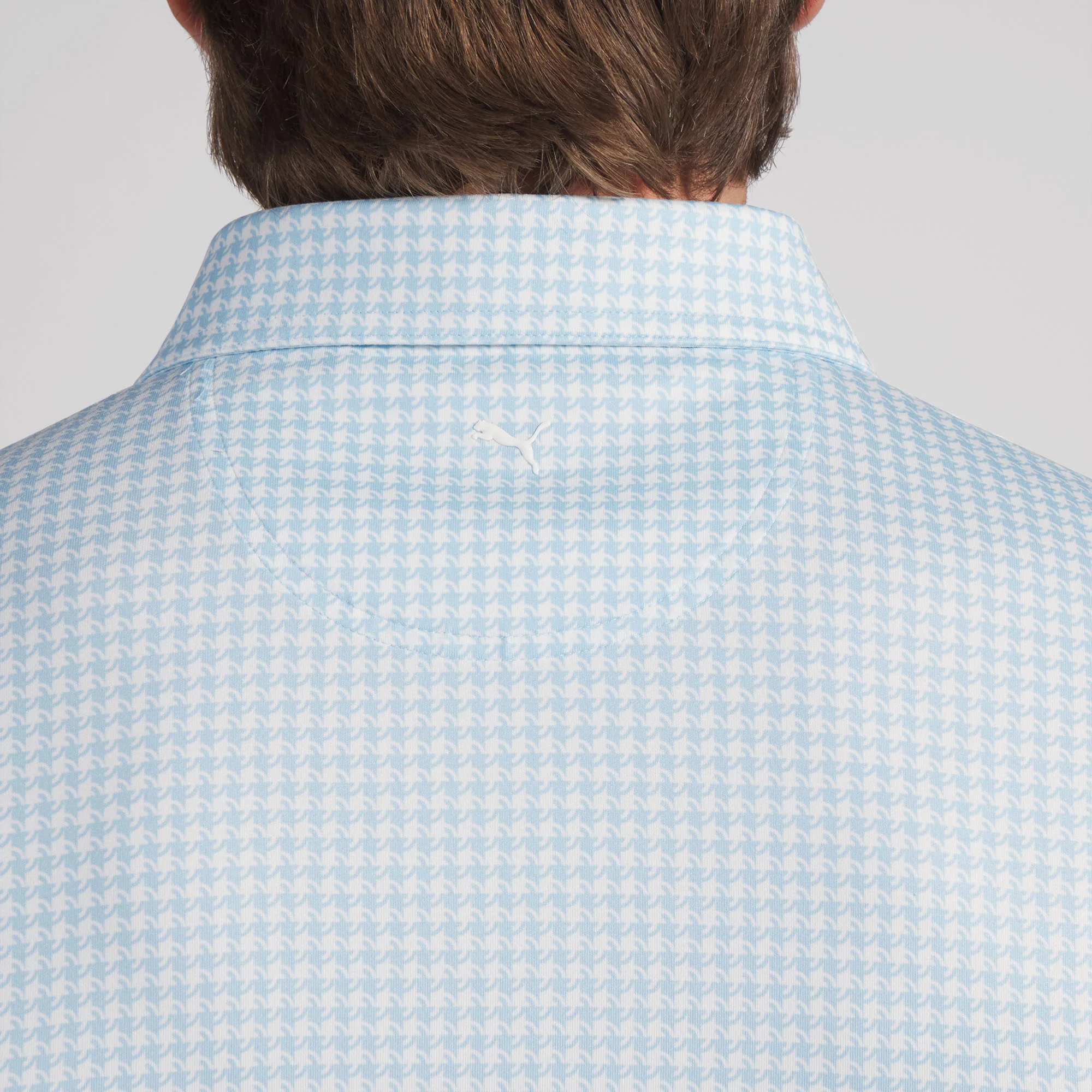 CLOUDSPUN Mono Check BN Golf Polo - Image 4