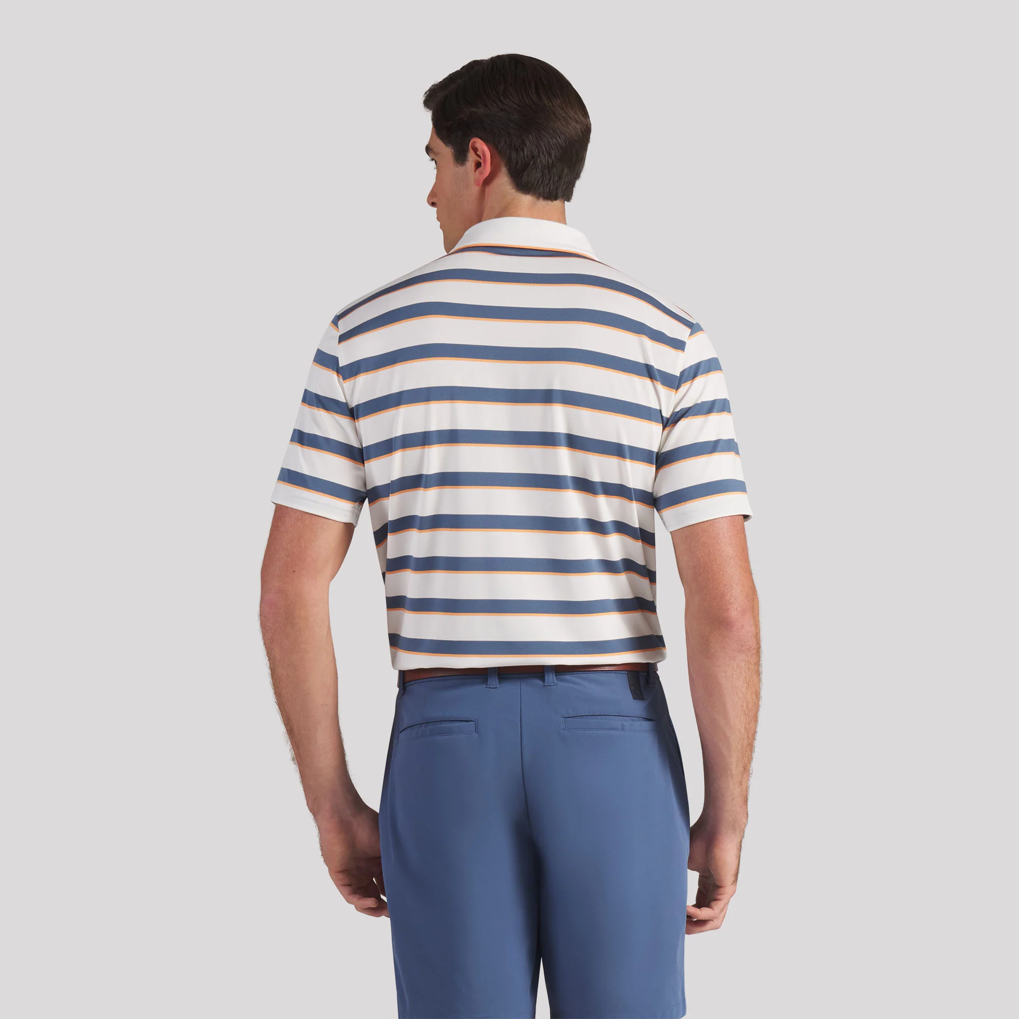 CLOUDSPUN Stripe Golf Polo - Image 2