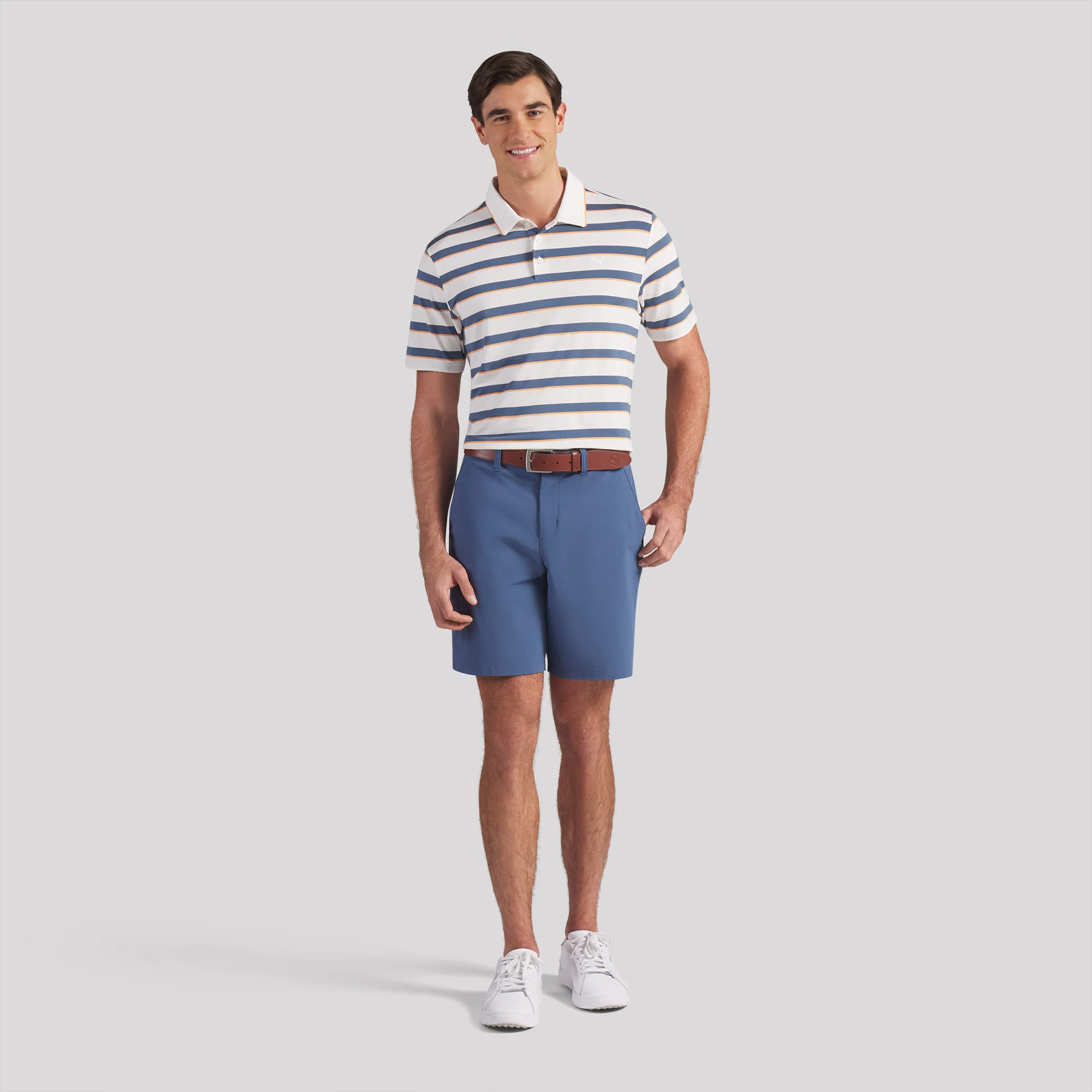 CLOUDSPUN Stripe Golf Polo - Image 3
