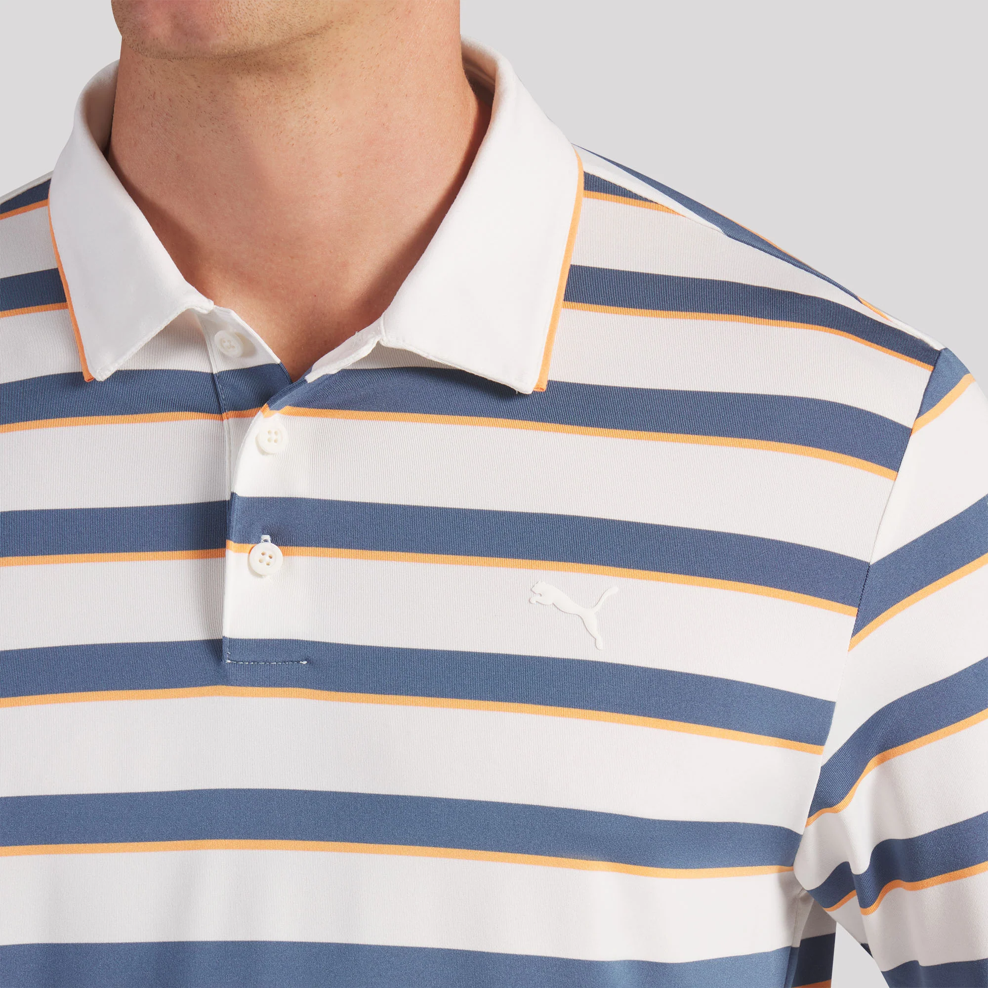 CLOUDSPUN Stripe Golf Polo - Image 4