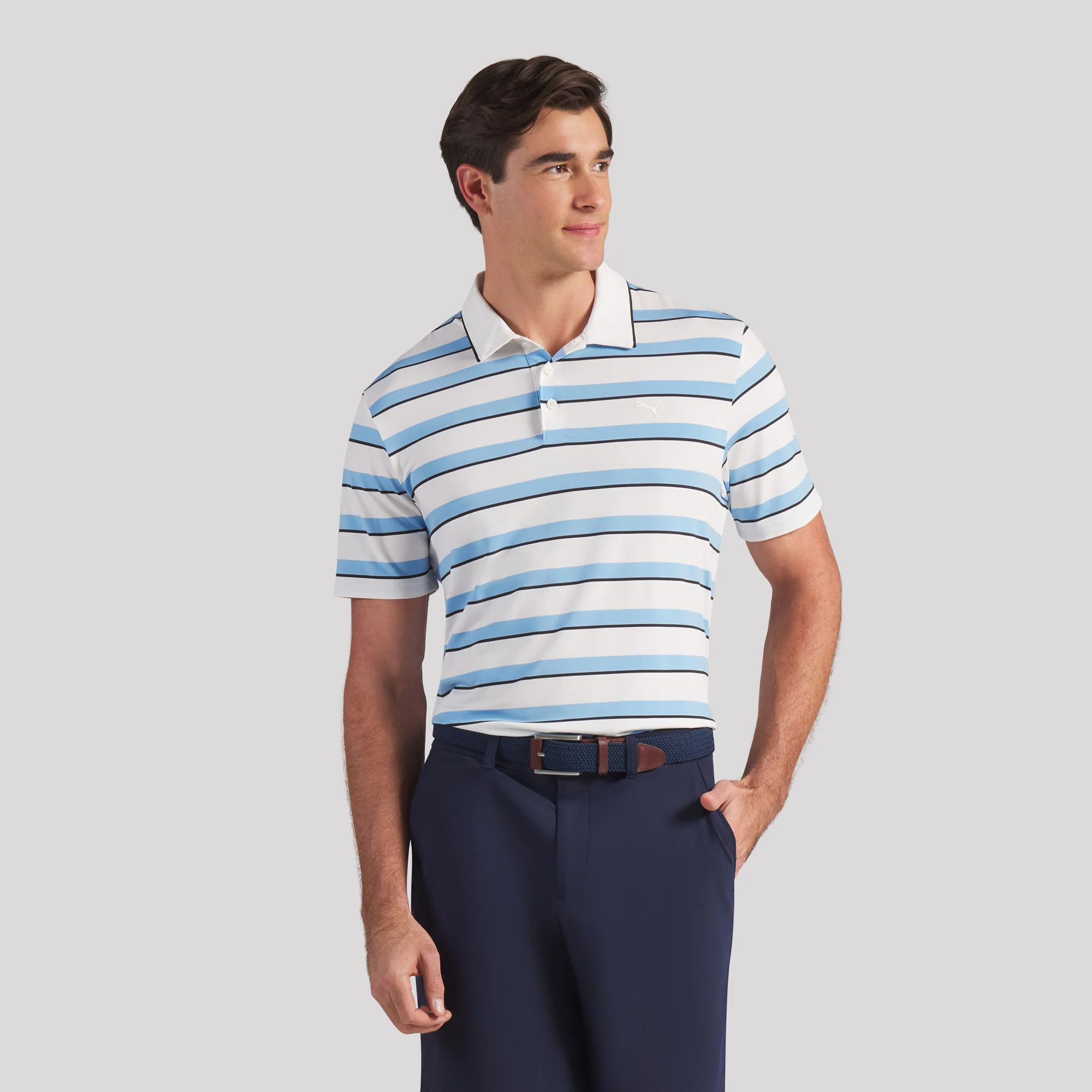 CLOUDSPUN Stripe Golf Polo - Image 7