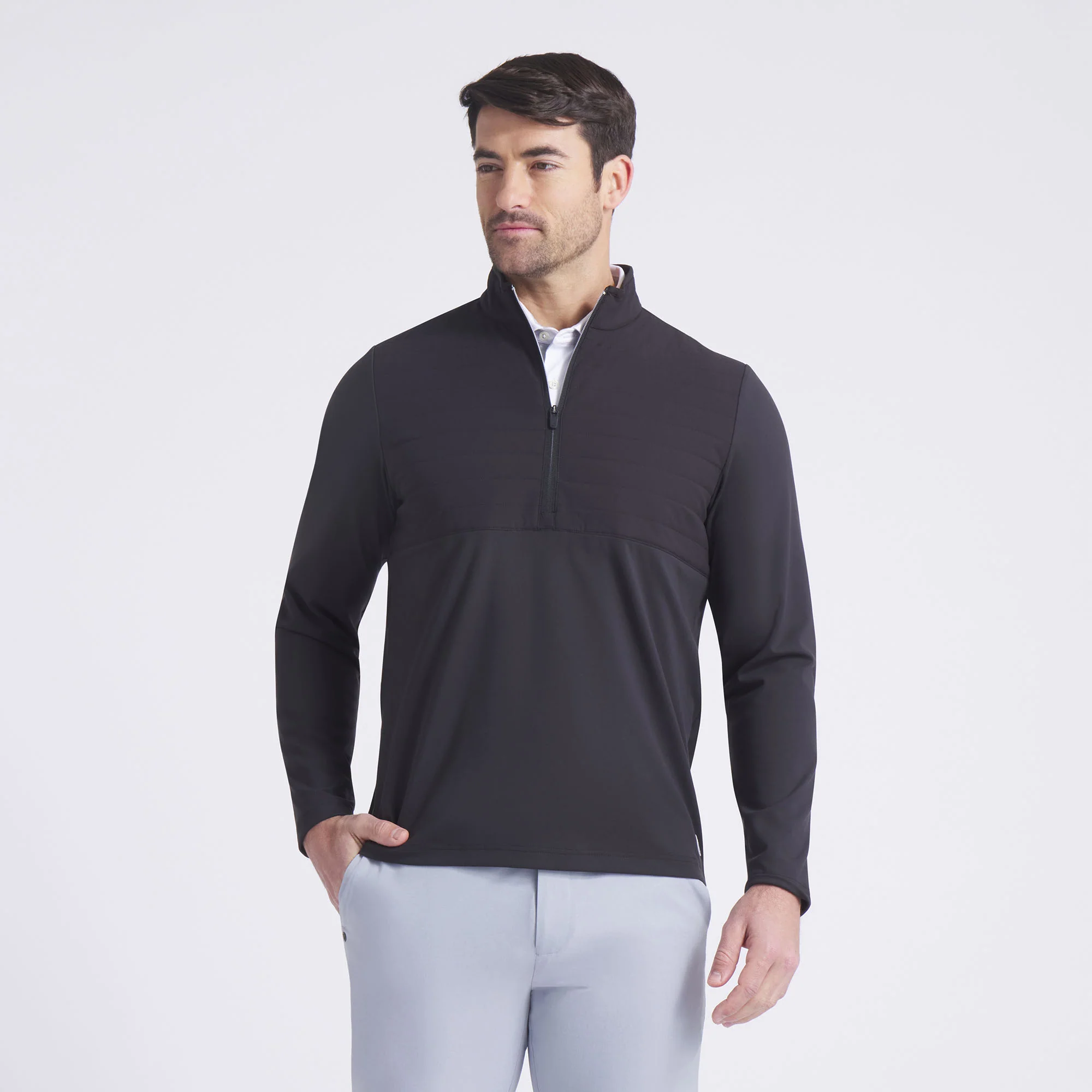 CLOUDSPUN Tech Hybrid 1/2 Zip Golf Jacket - Image 13