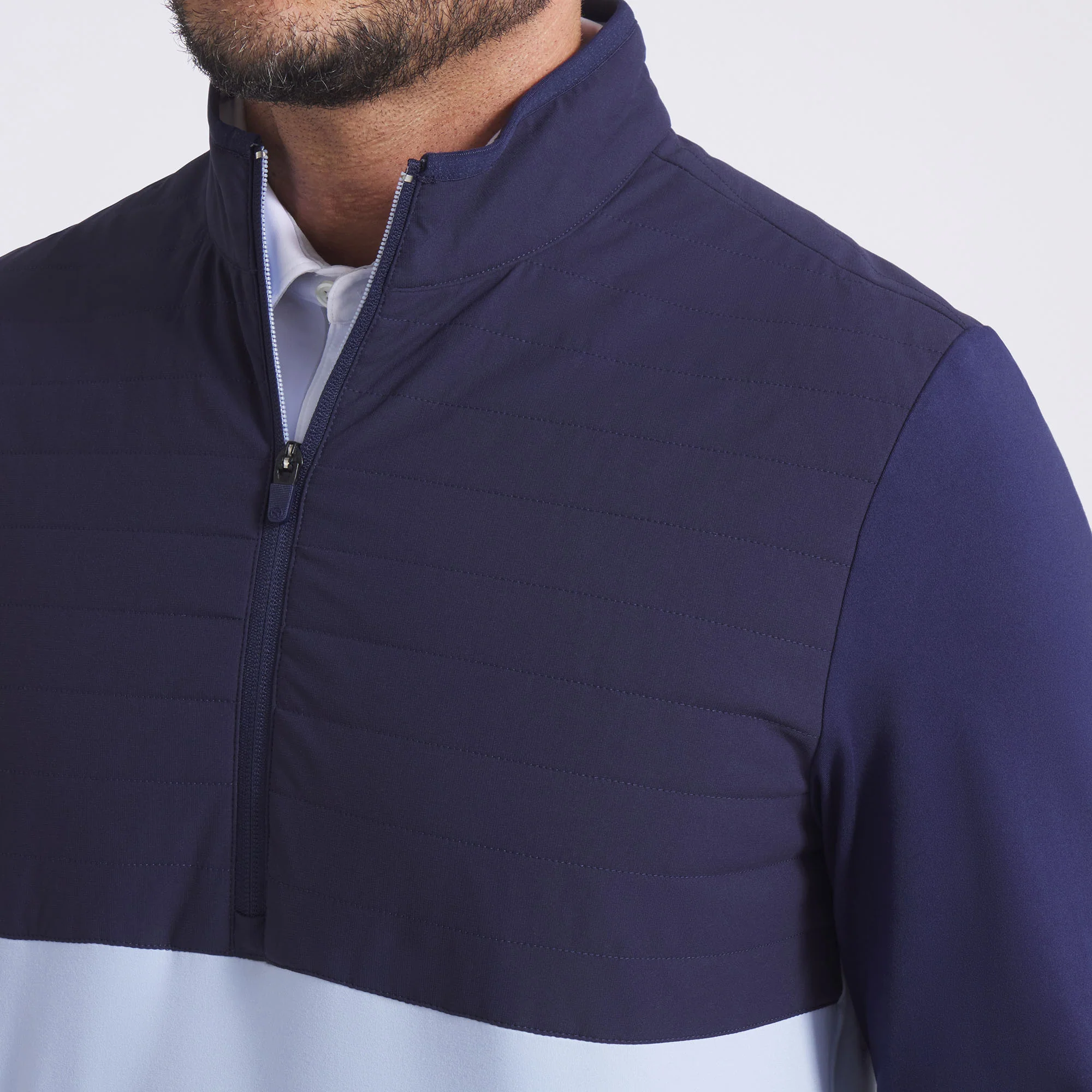CLOUDSPUN Tech Hybrid 1/2 Zip Golf Jacket - Image 3