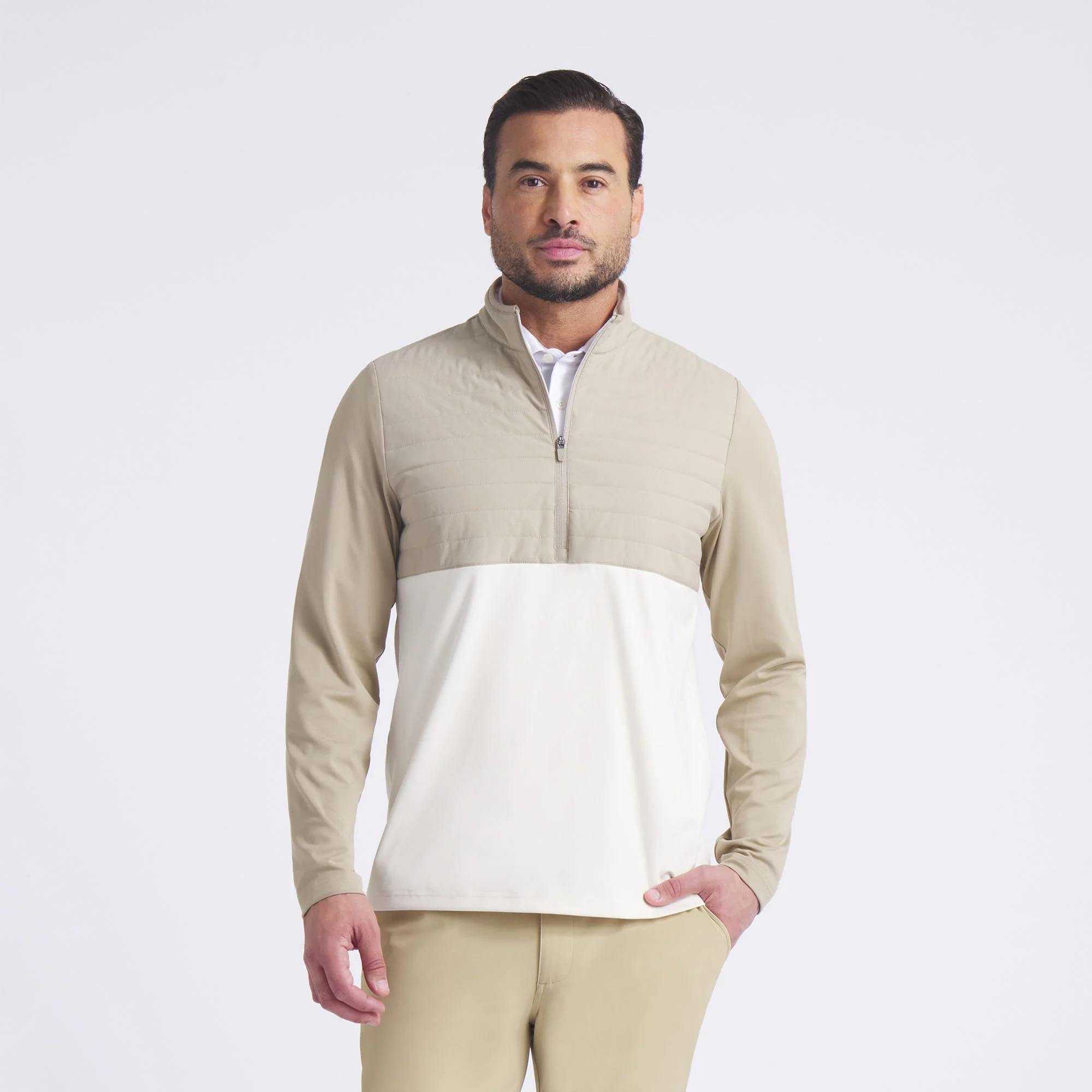 CLOUDSPUN Tech Hybrid 1/2 Zip Golf Jacket - Image 7