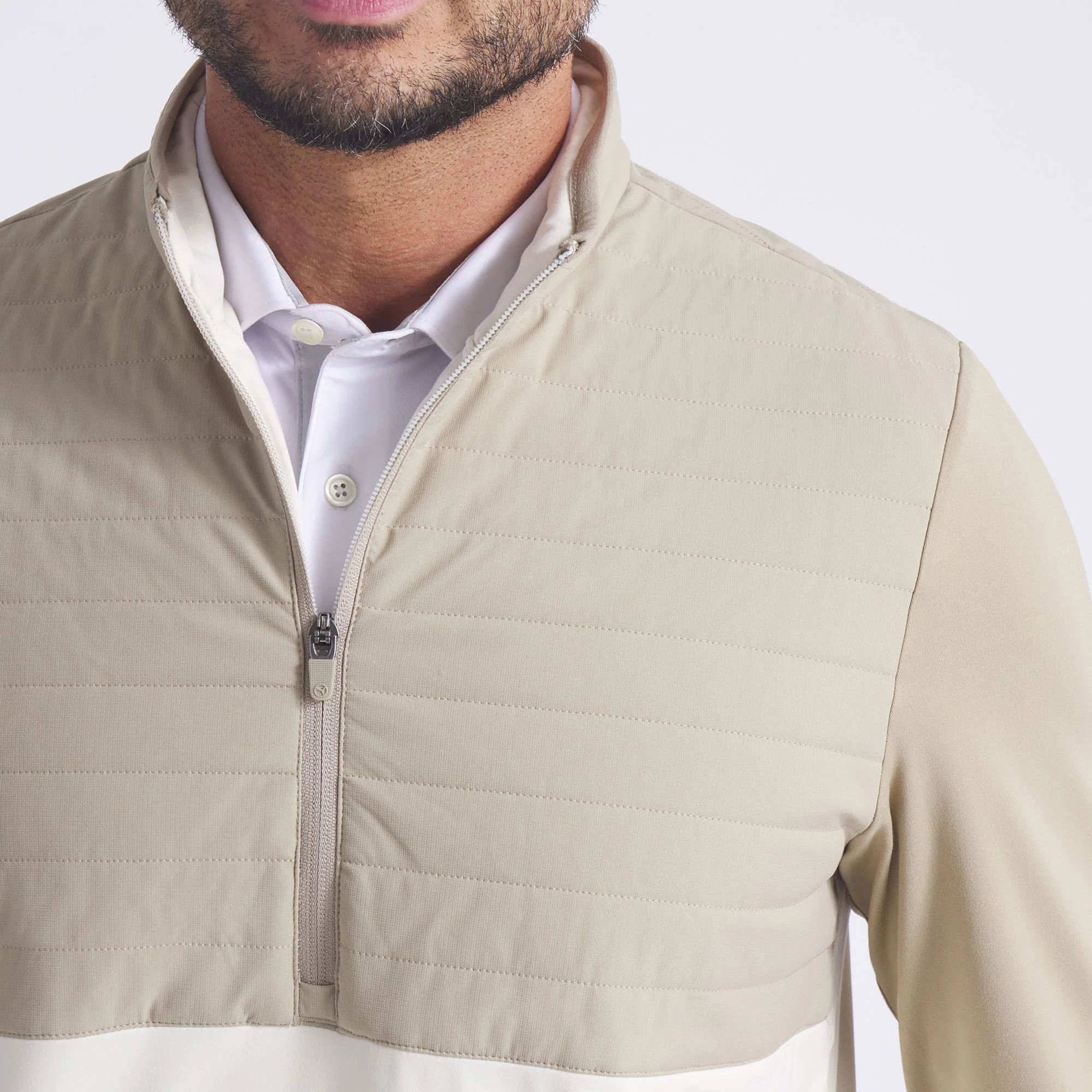 CLOUDSPUN Tech Hybrid 1/2 Zip Golf Jacket - Image 9
