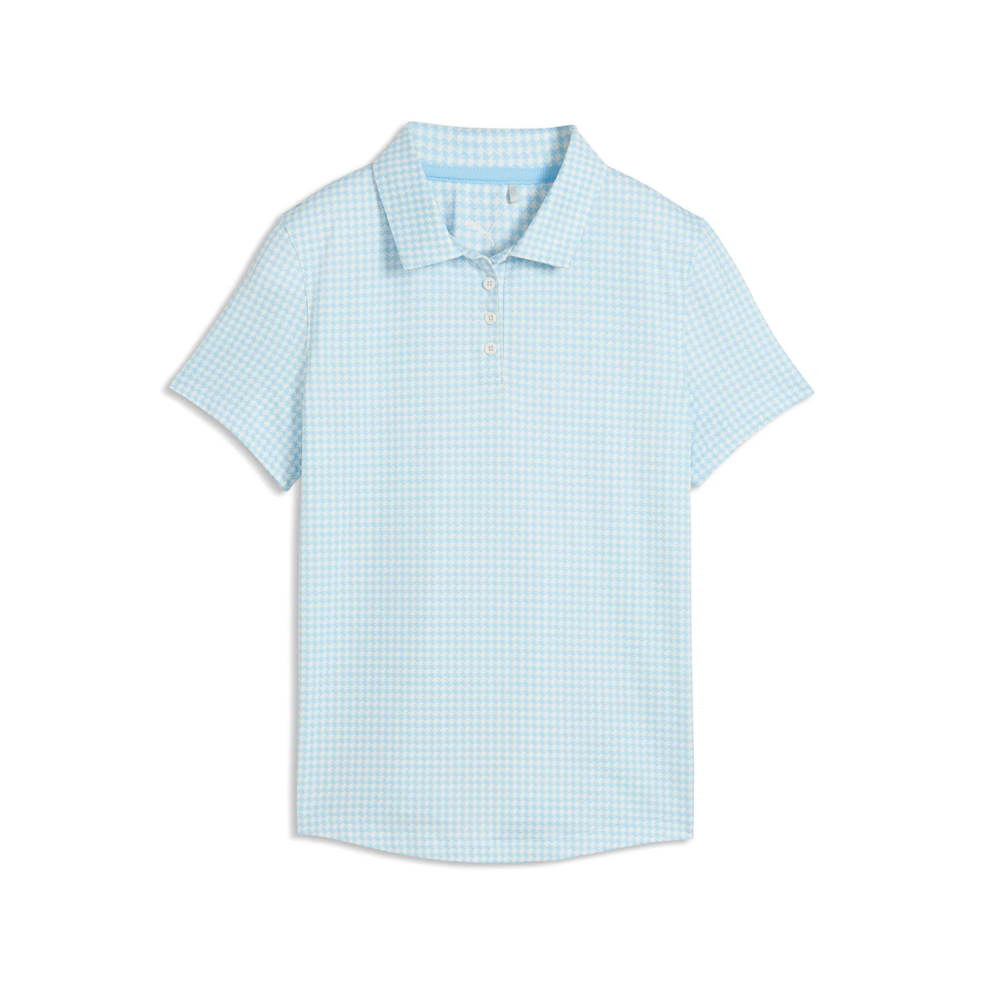 Girl's CLOUDSPUN Mono Check Golf Polo