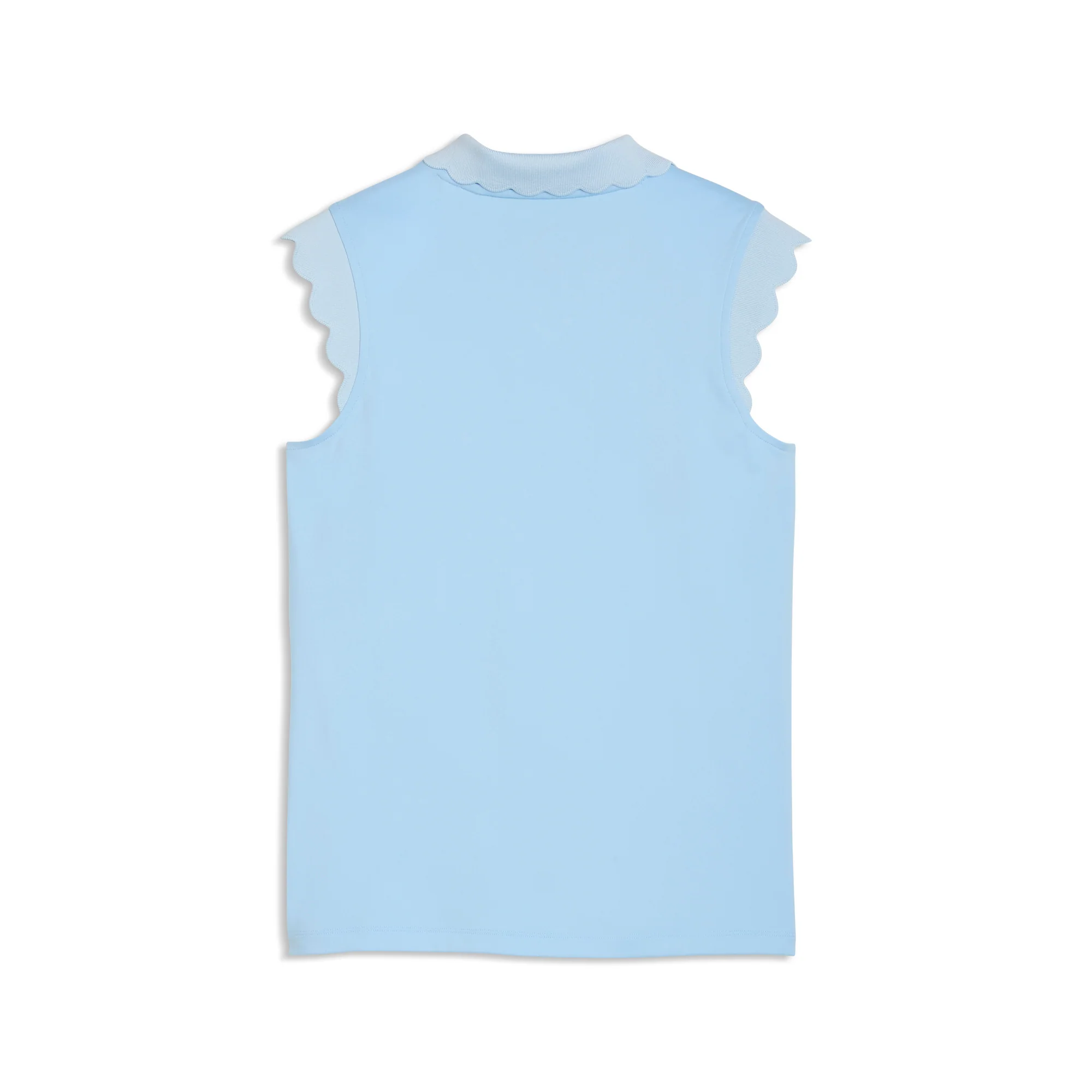 Girl's CLOUDSPUN Scallop Sleeve Golf Polo - Image 2