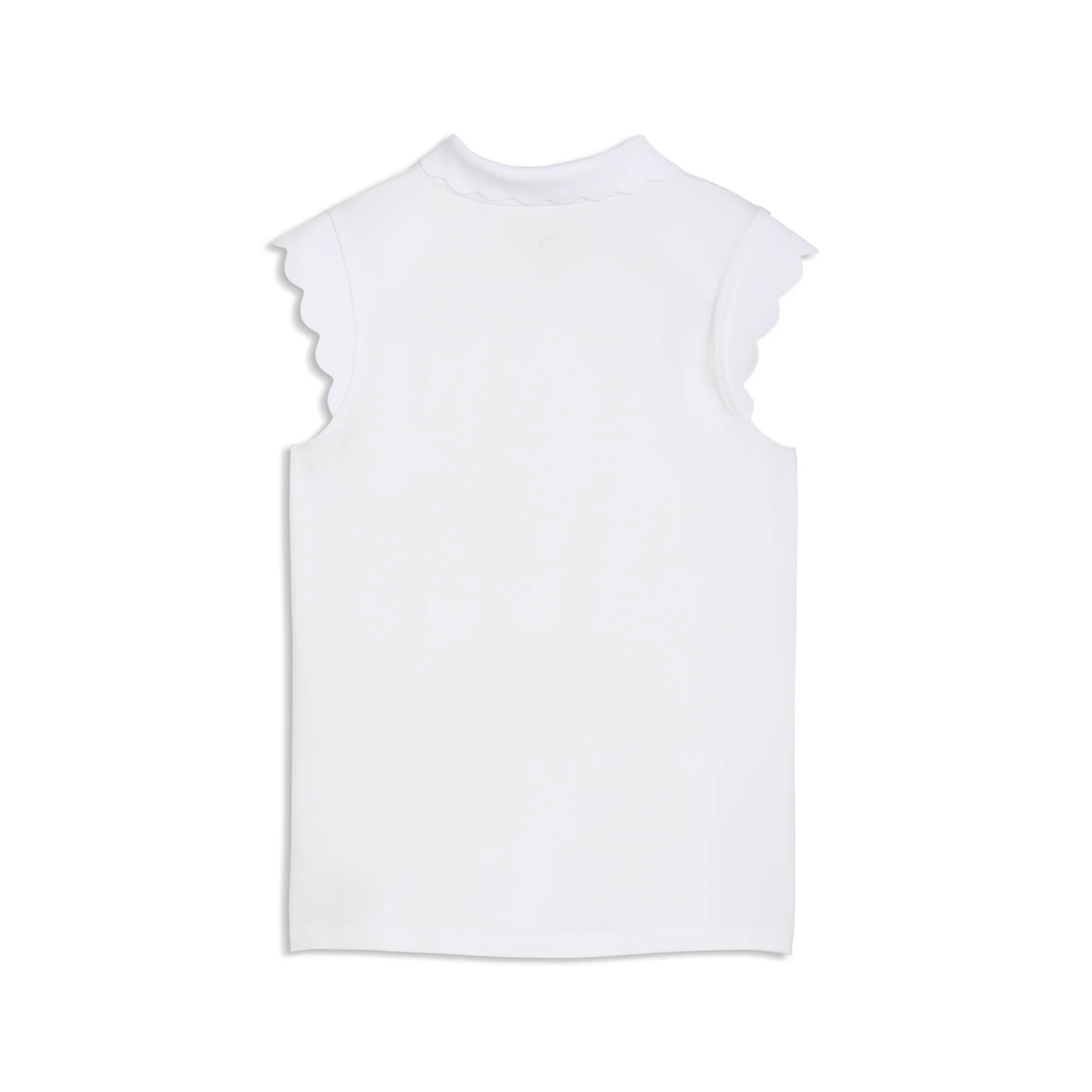 Girl's CLOUDSPUN Scallop Sleeve Golf Polo - Image 4