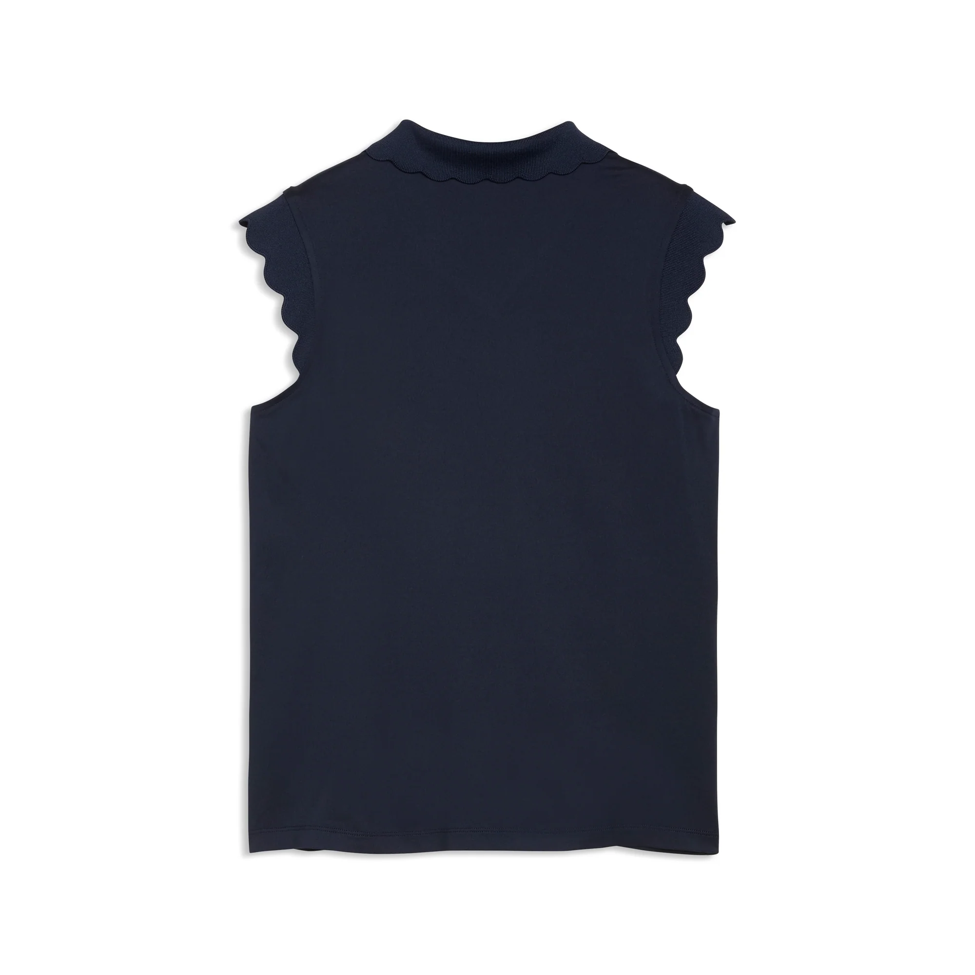 Girl's CLOUDSPUN Scallop Sleeve Golf Polo - Image 6
