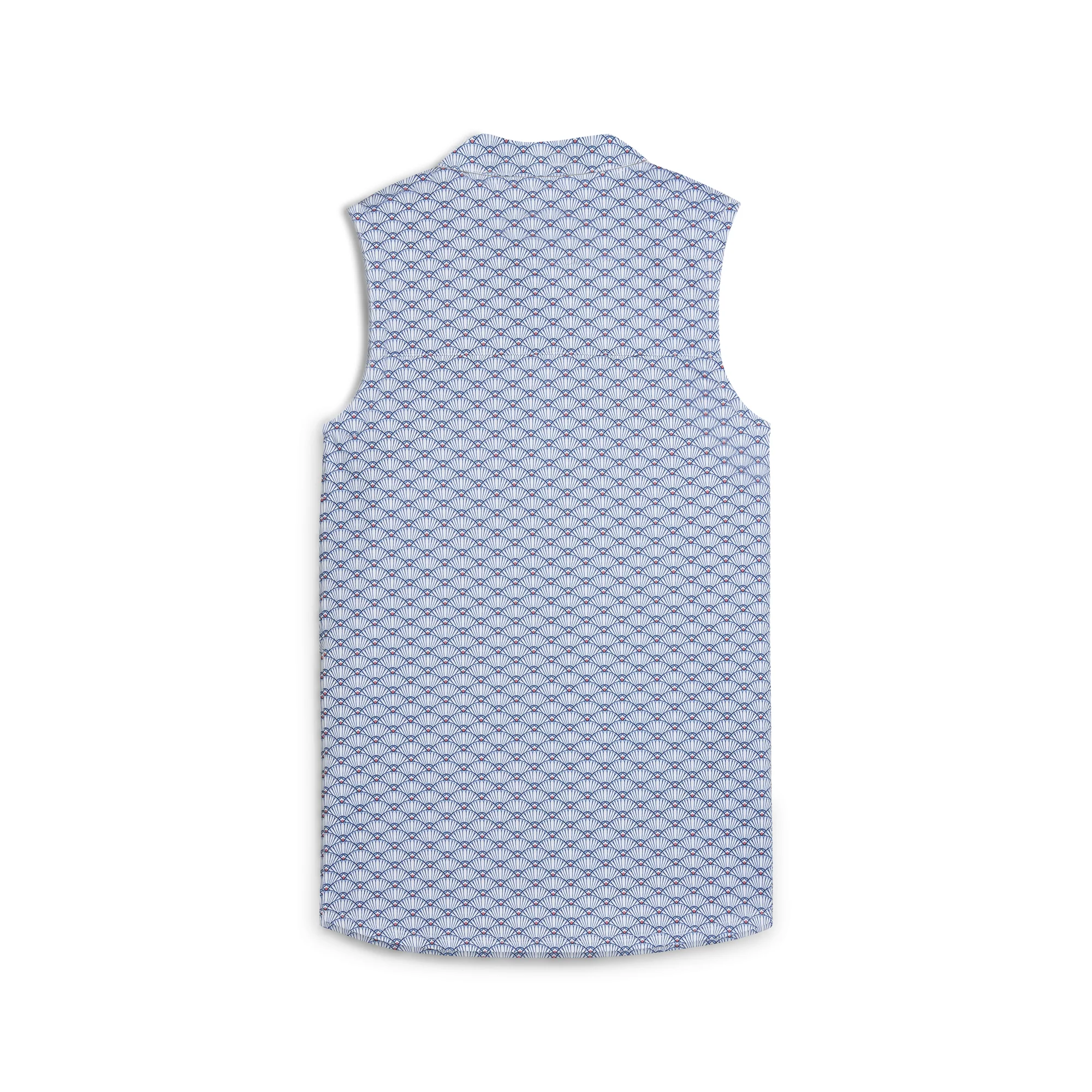 Girl's Scallop Sleeveless Golf Polo - Image 3