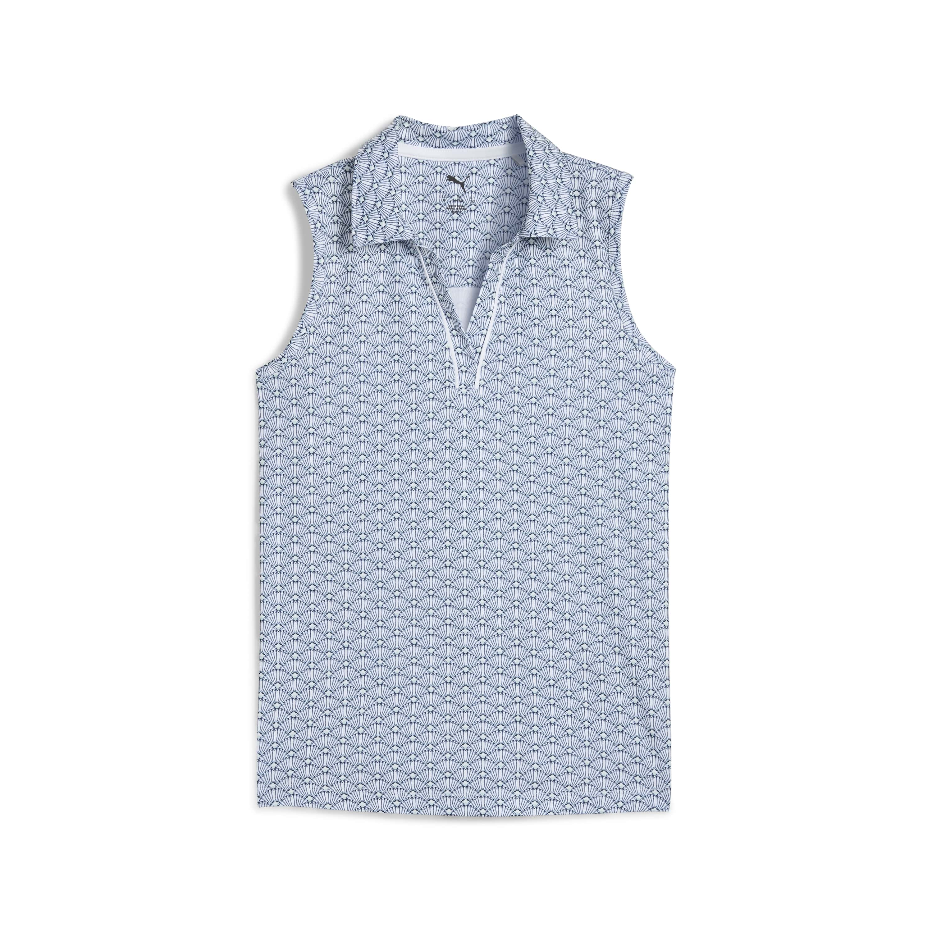 Girl's Scallop Sleeveless Golf Polo - Image 7