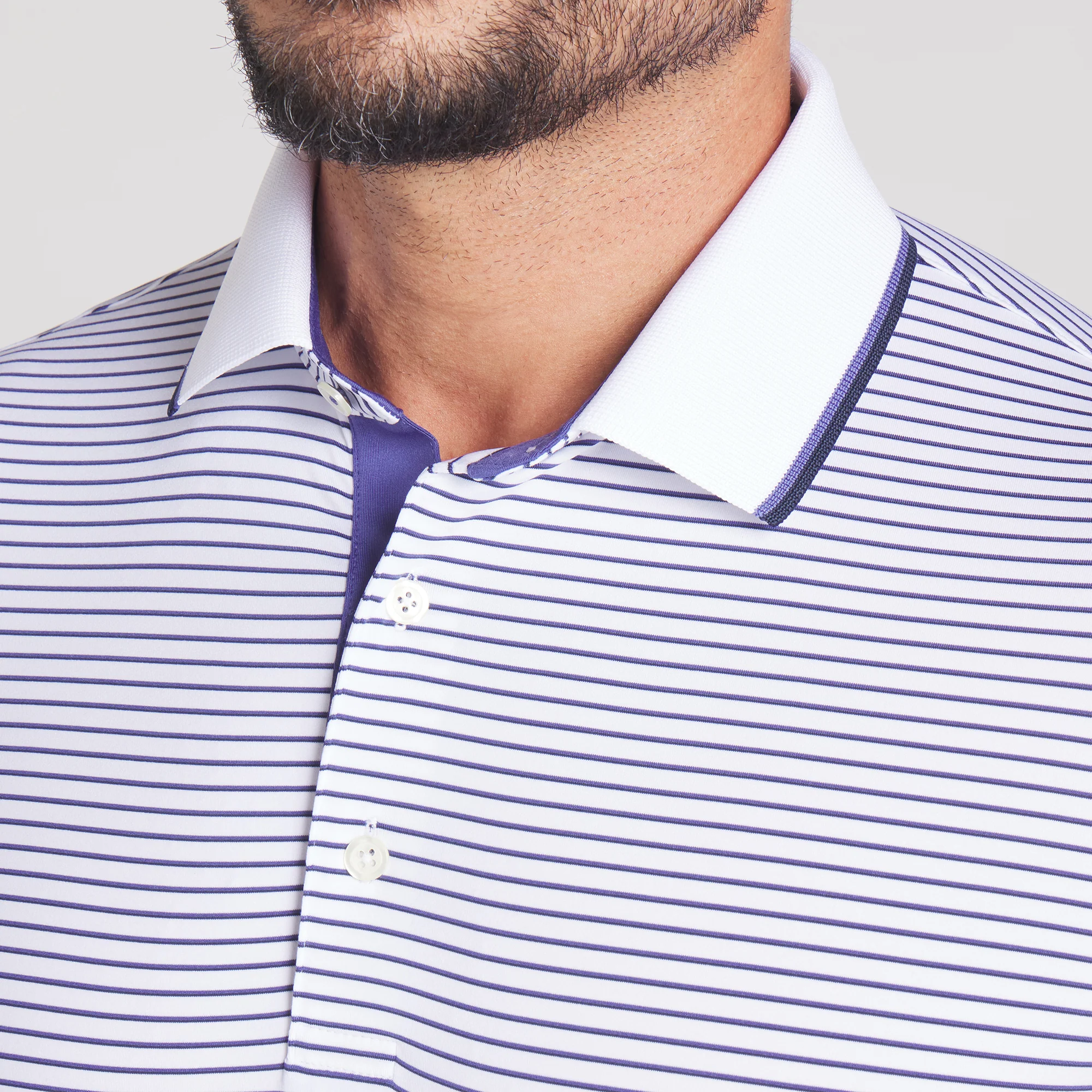 MATTR Elevated Stripe Golf Polo - Image 28