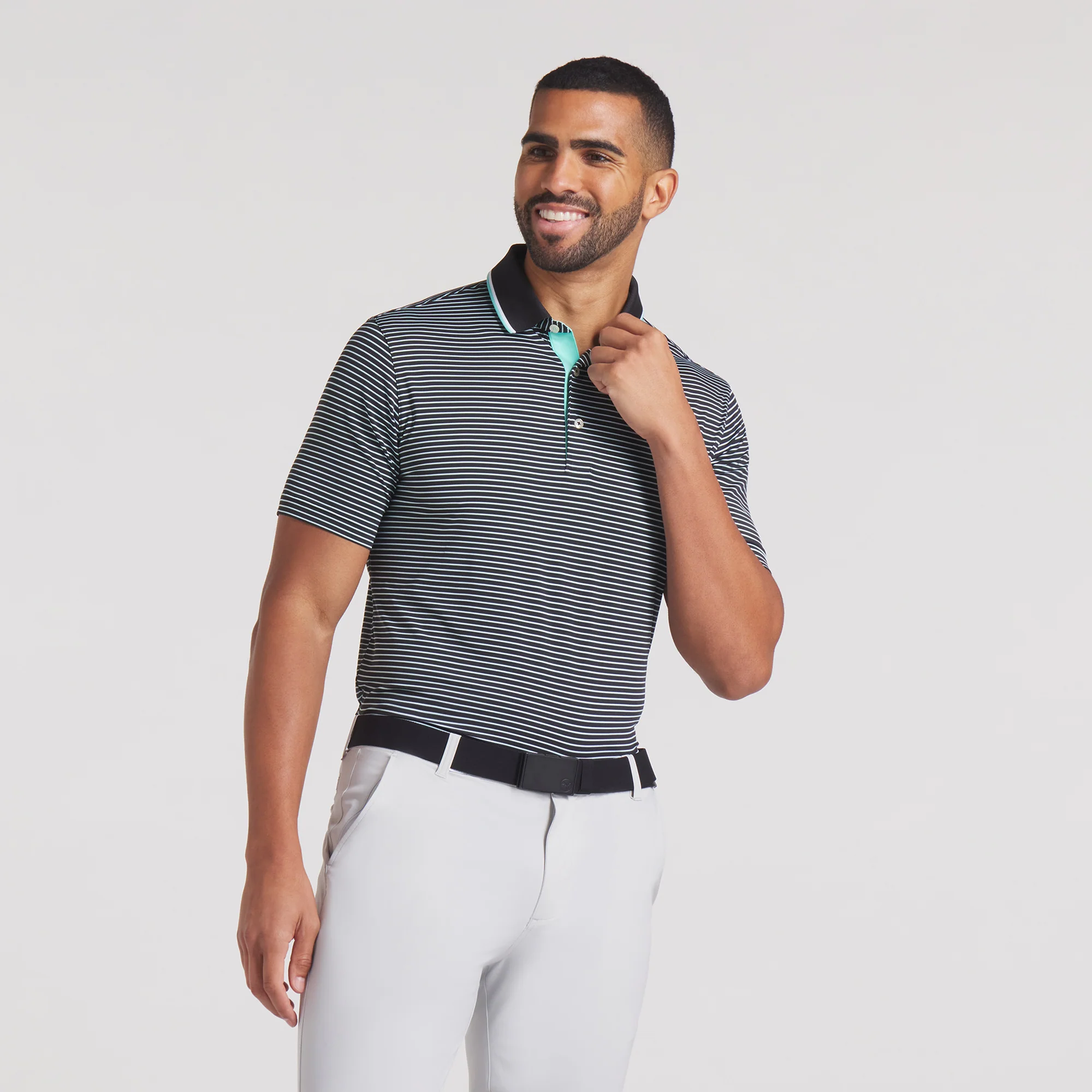 MATTR Elevated Stripe Golf Polo - Image 31
