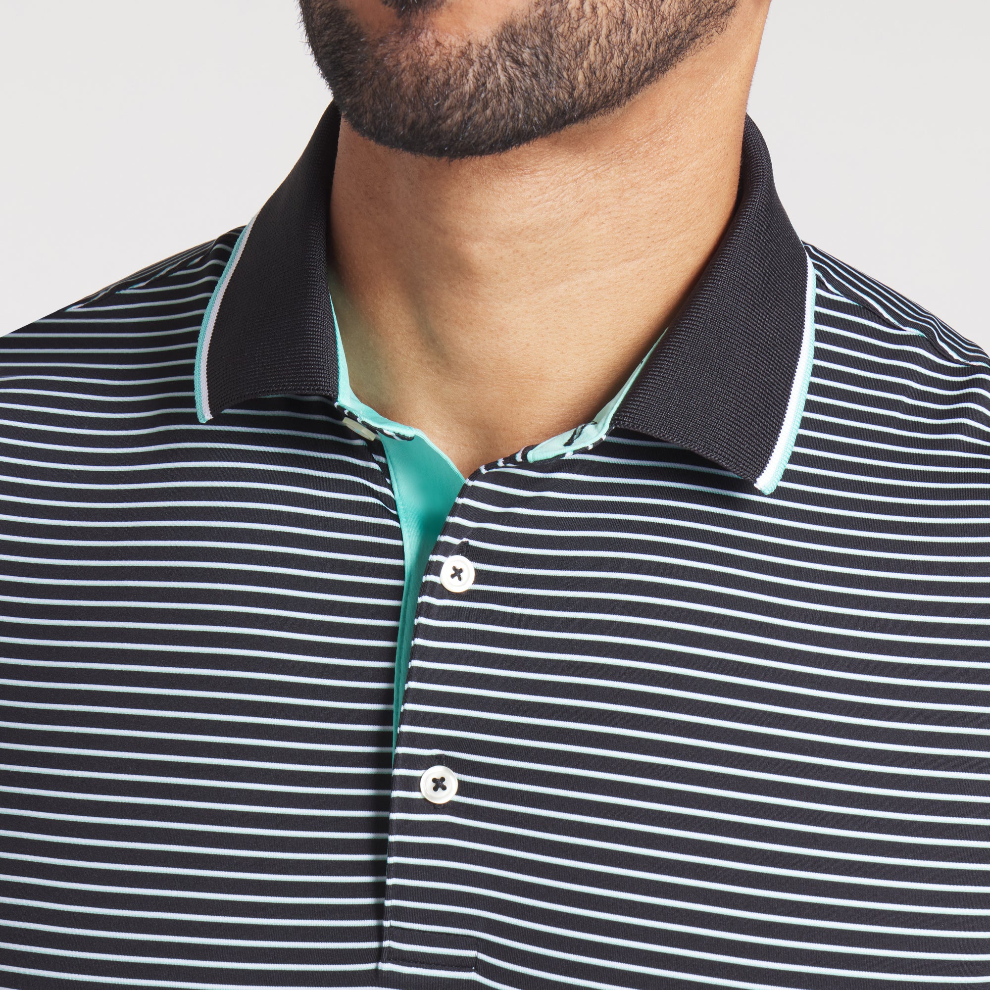 MATTR Elevated Stripe Golf Polo - Image 34