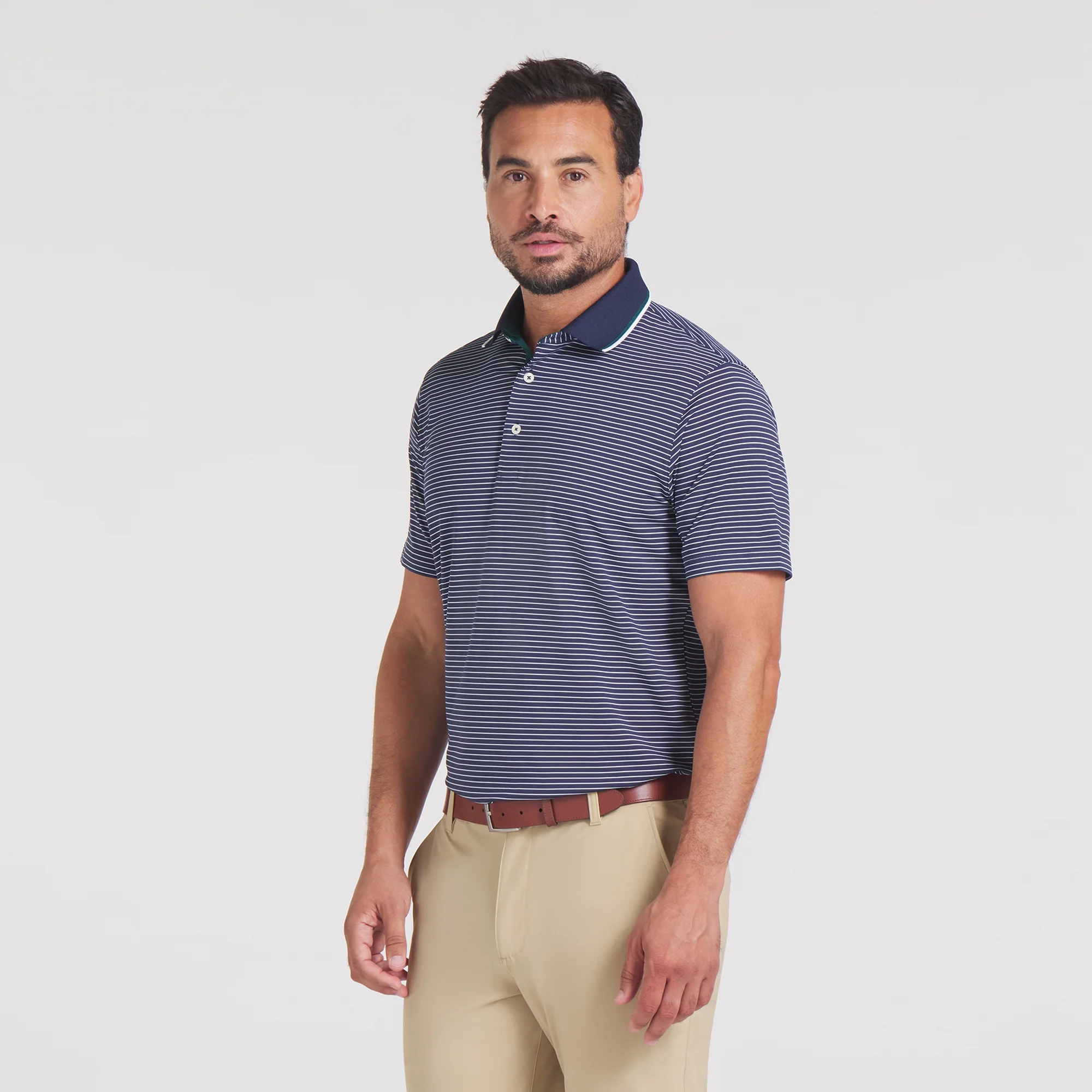 MATTR Elevated Stripe Golf Polo - Image 37