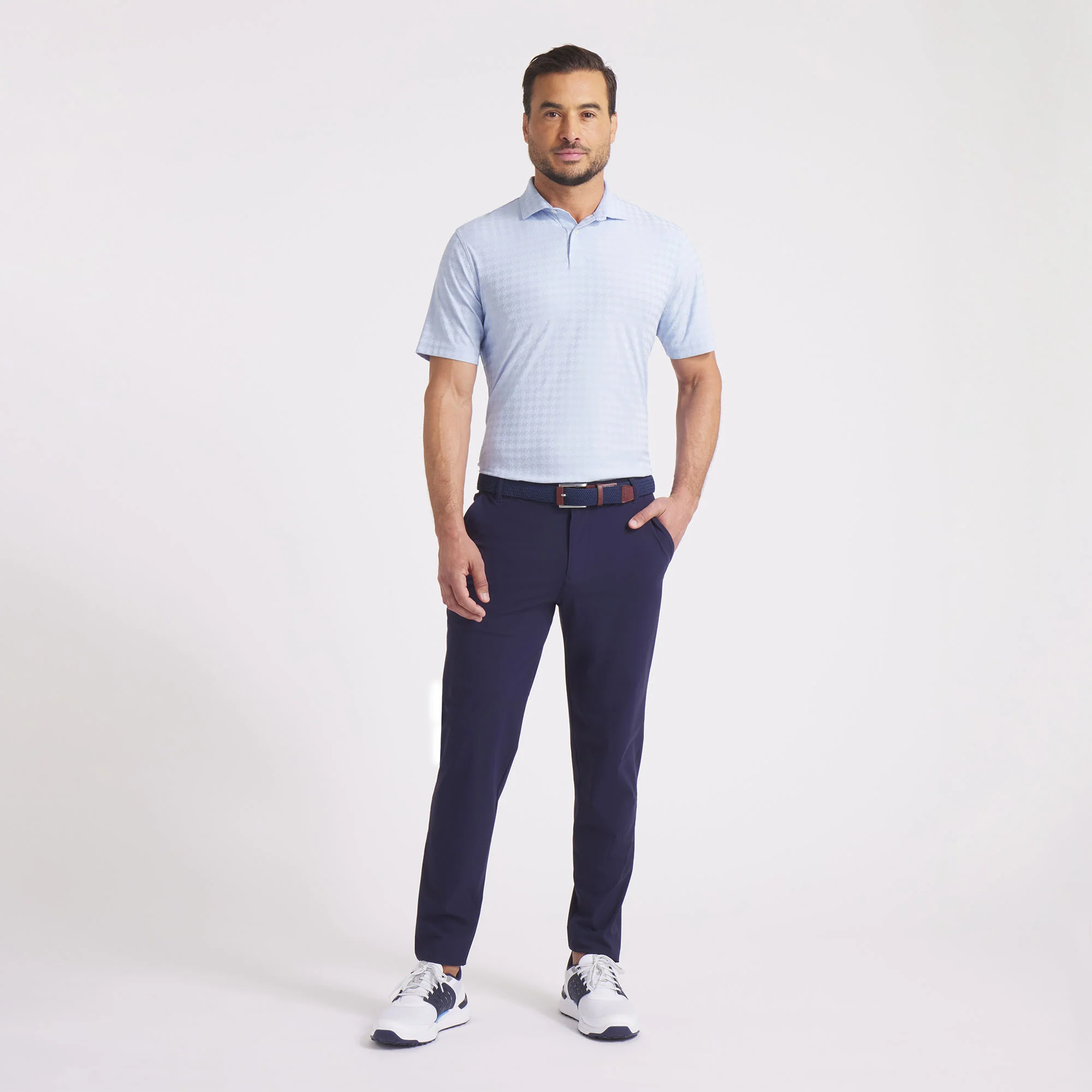 MATTR Houndstooth Golf Polo - Image 10