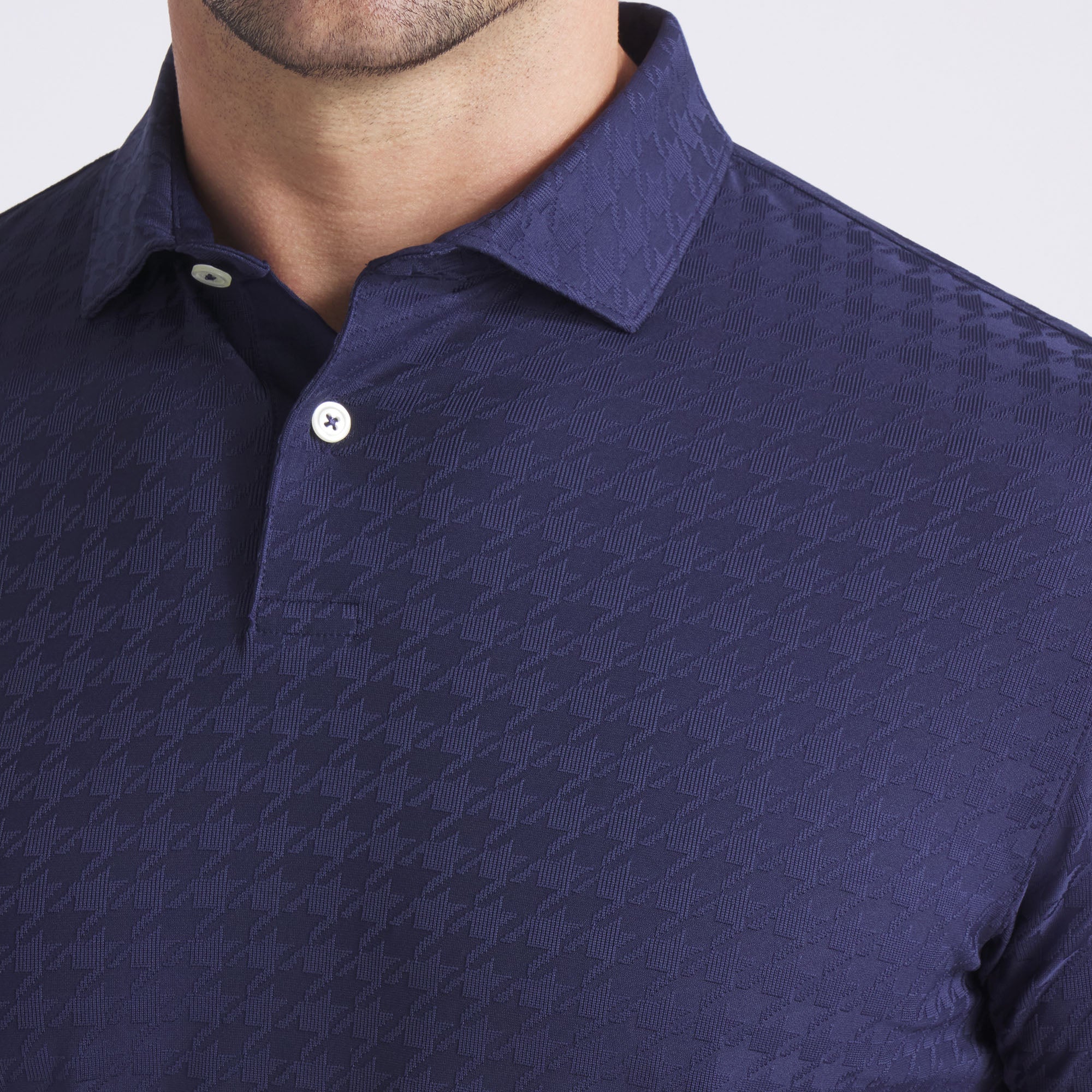MATTR Houndstooth Golf Polo - Image 15