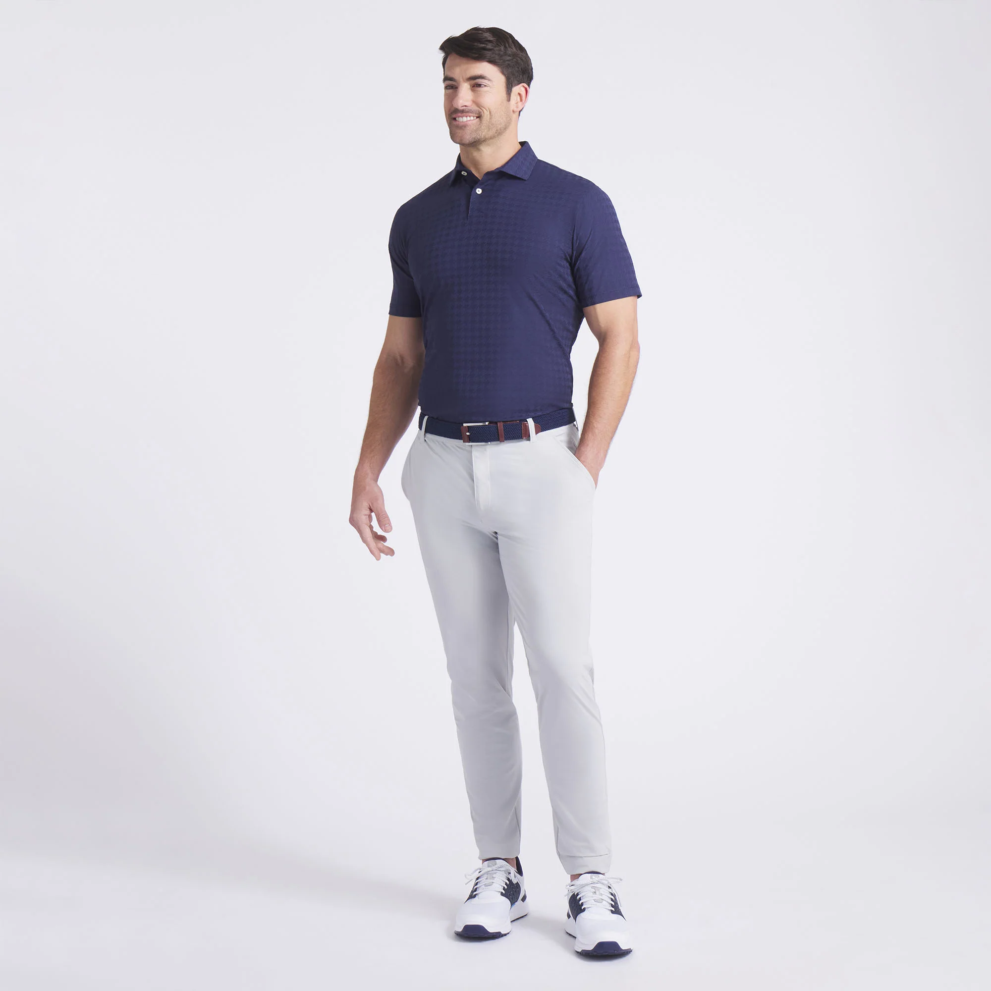 MATTR Houndstooth Golf Polo - Image 16