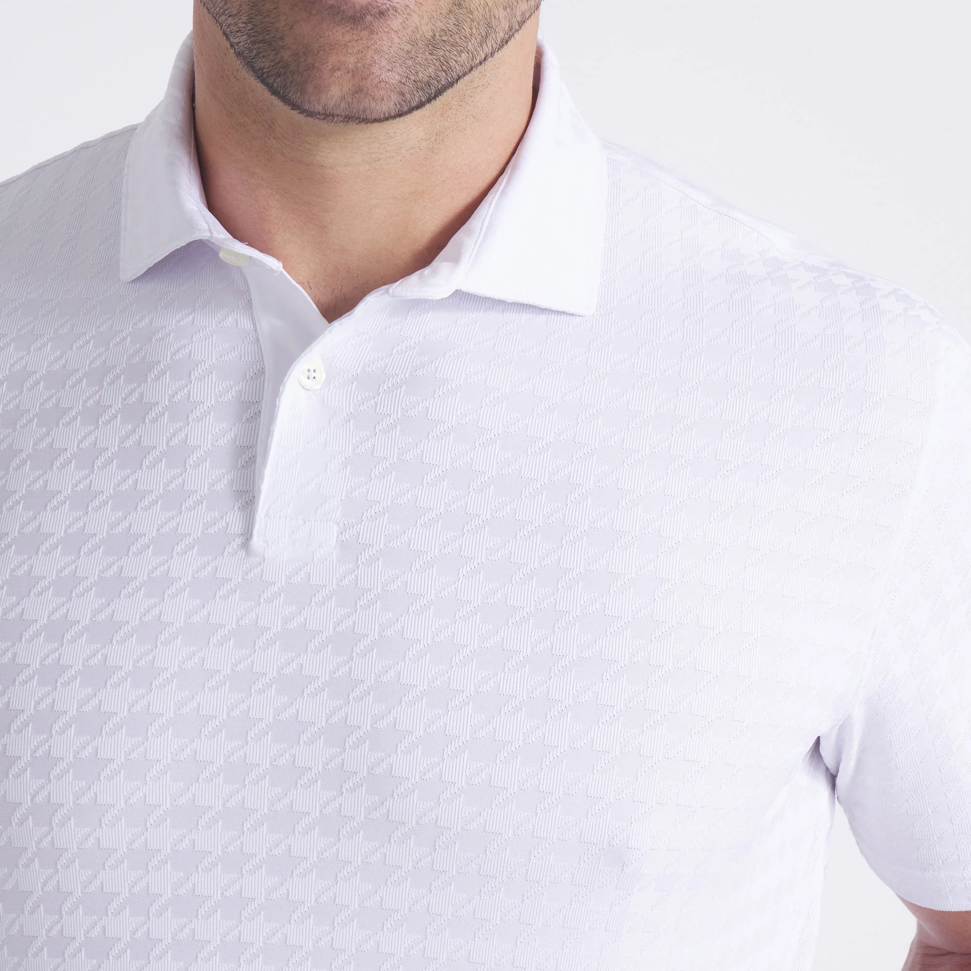MATTR Houndstooth Golf Polo - Image 21