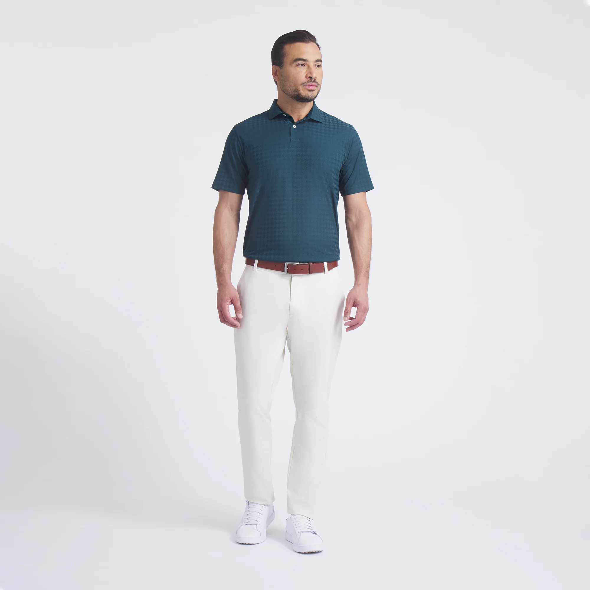 MATTR Houndstooth Golf Polo - Image 4