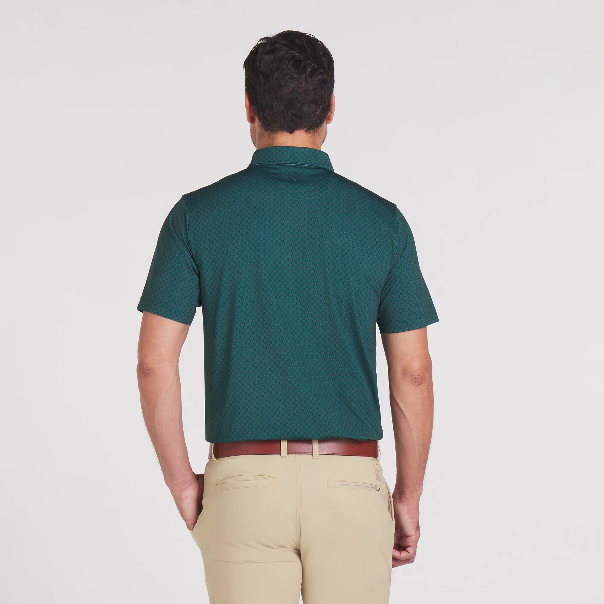 MATTR Micro Floral Golf Polo - Image 14