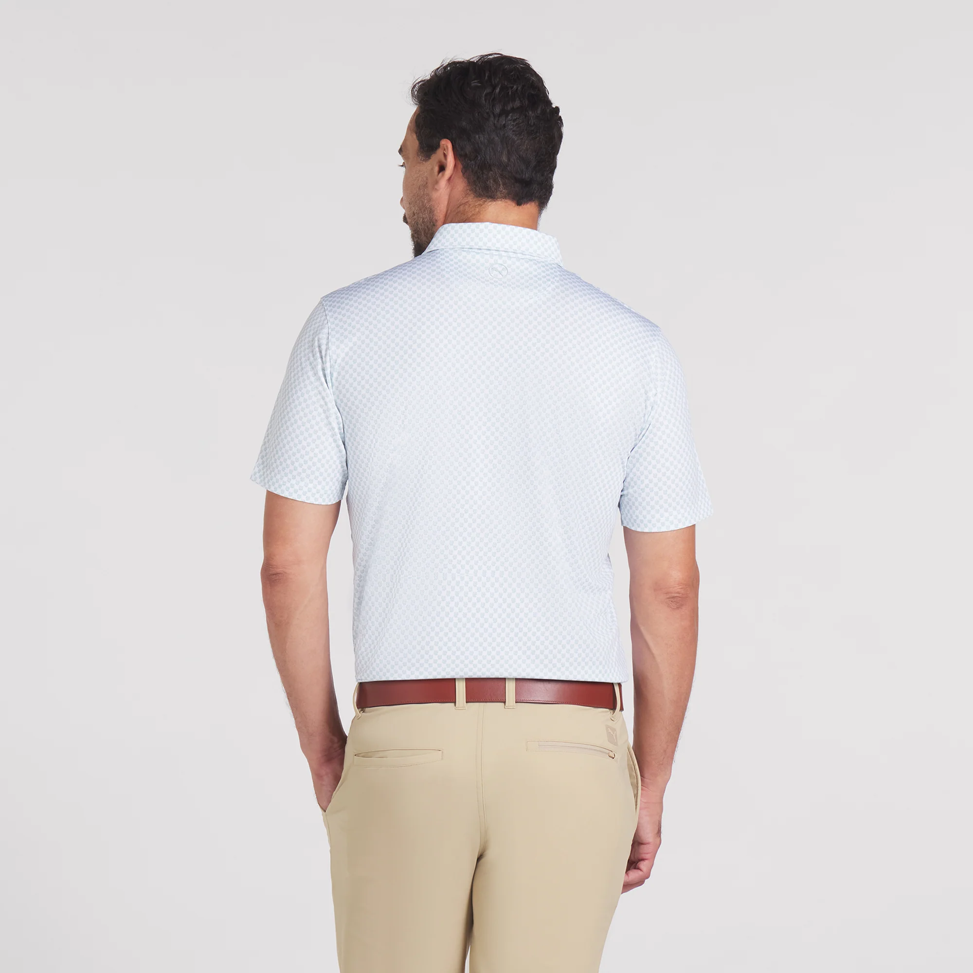 MATTR Micro Floral Golf Polo - Image 2