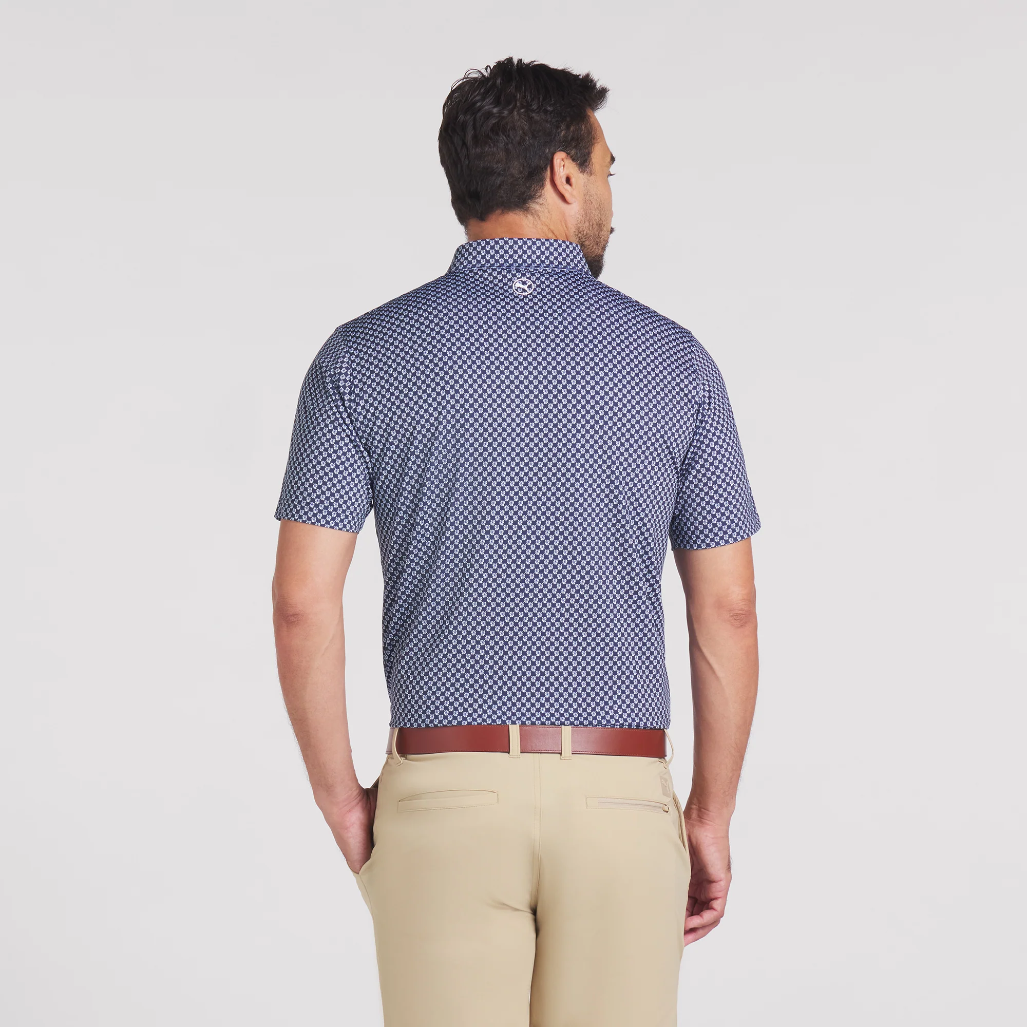 MATTR Micro Floral Golf Polo - Image 20