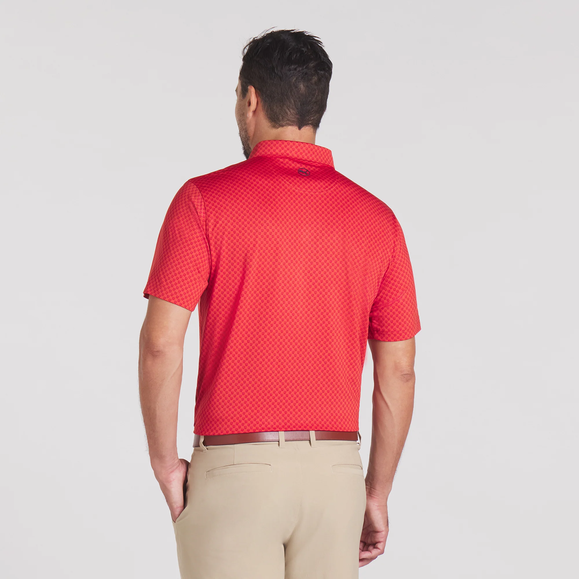 MATTR Micro Floral Golf Polo - Image 26
